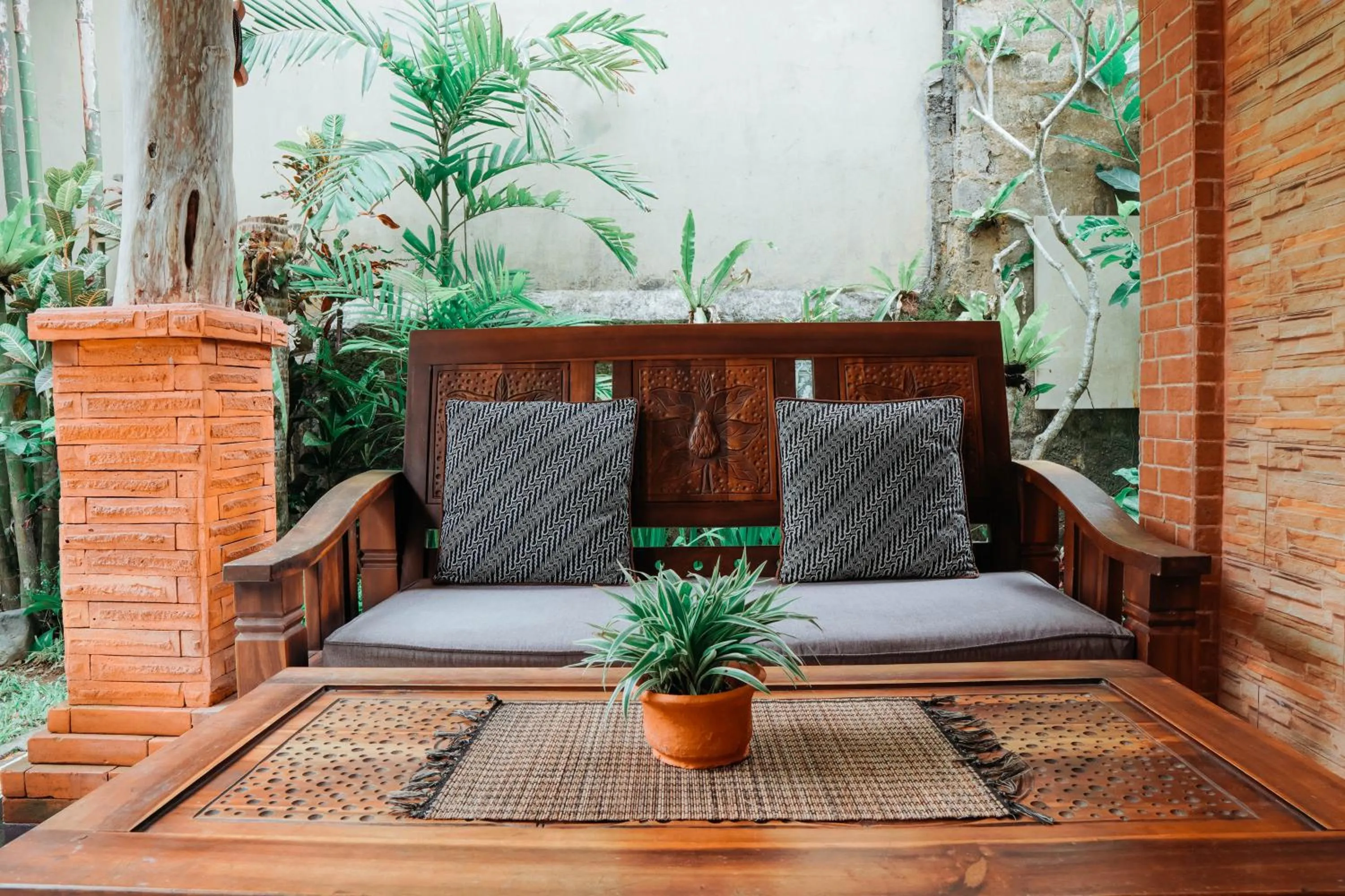 Seating area in Way Ubud