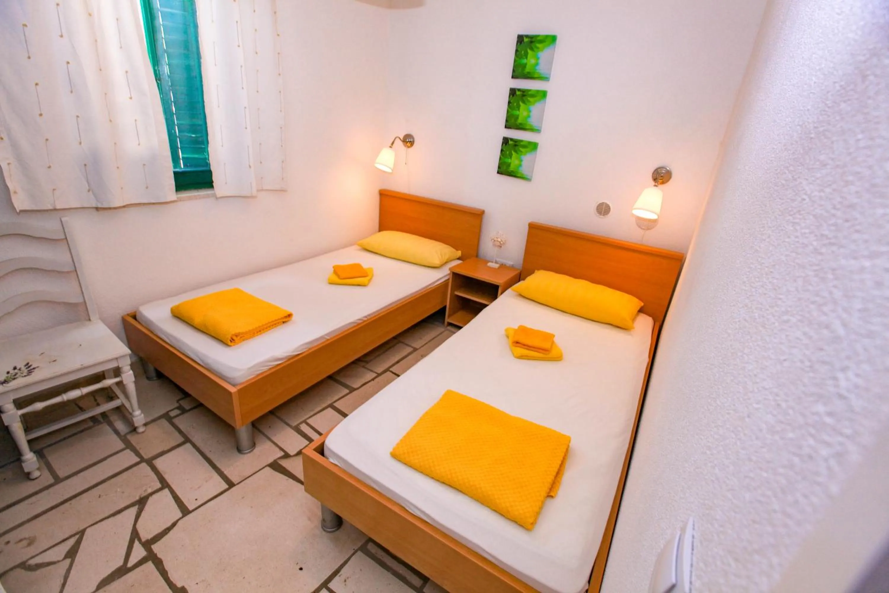 Bed in Apartments Erika