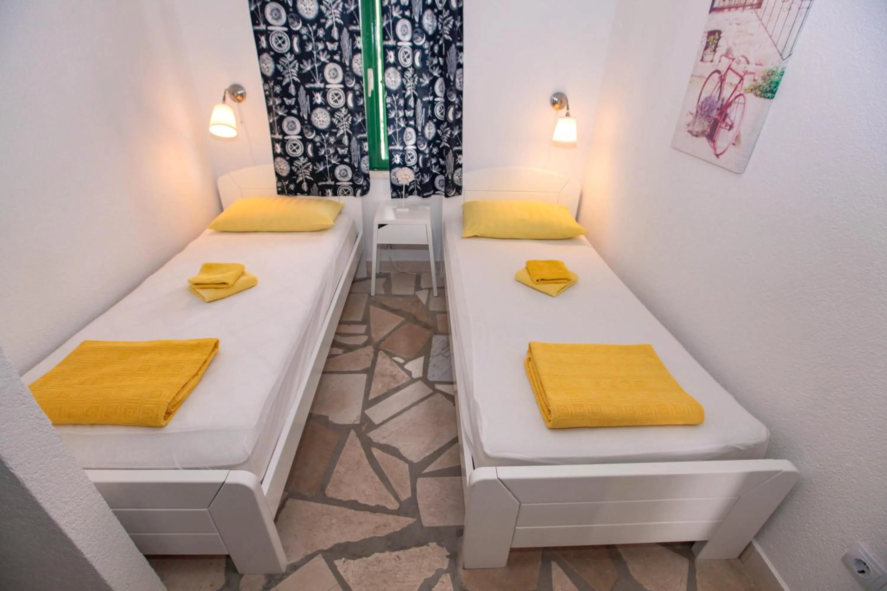 Bed in Apartments Erika