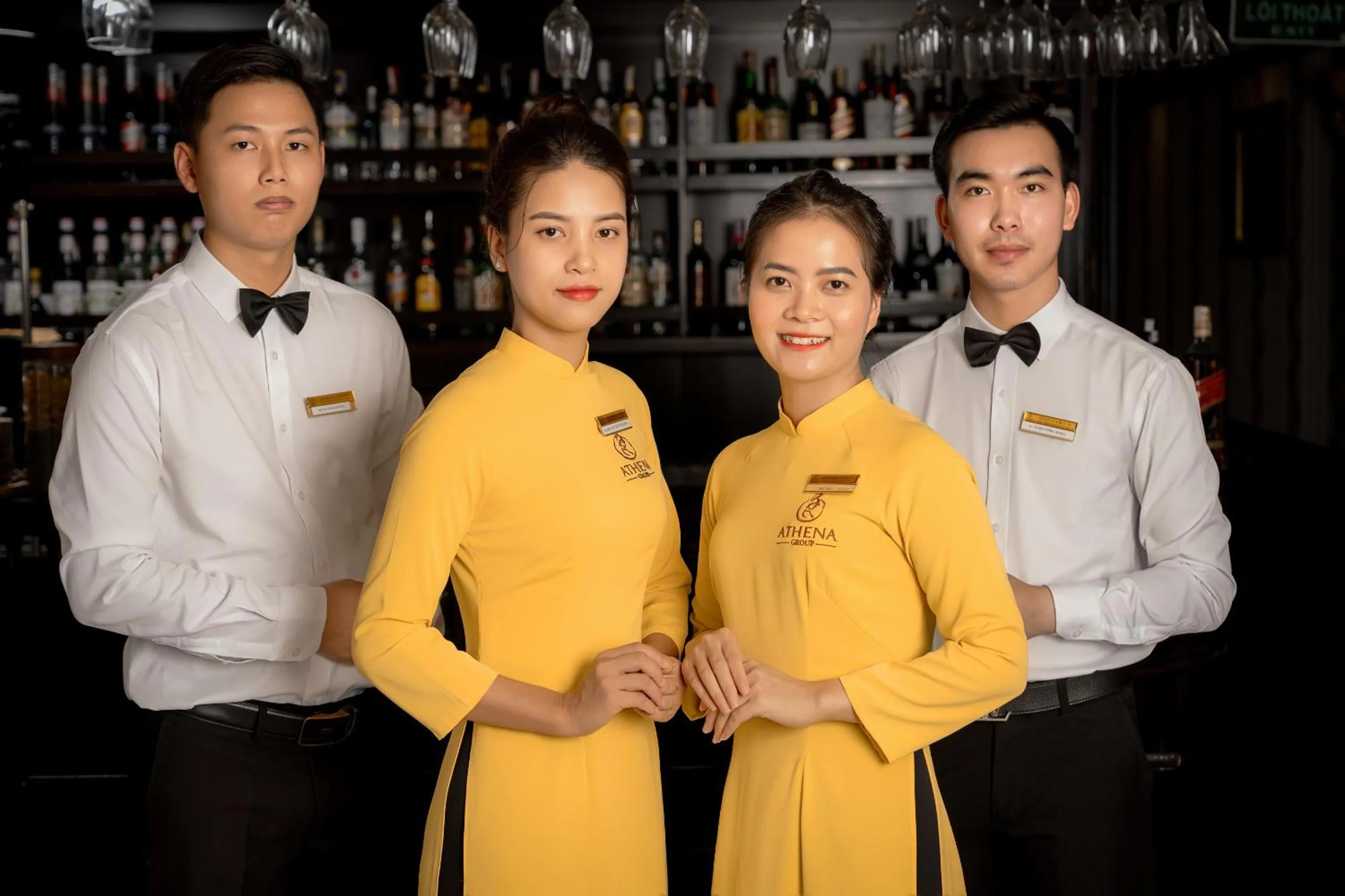 Staff in Halong Athena Cruise