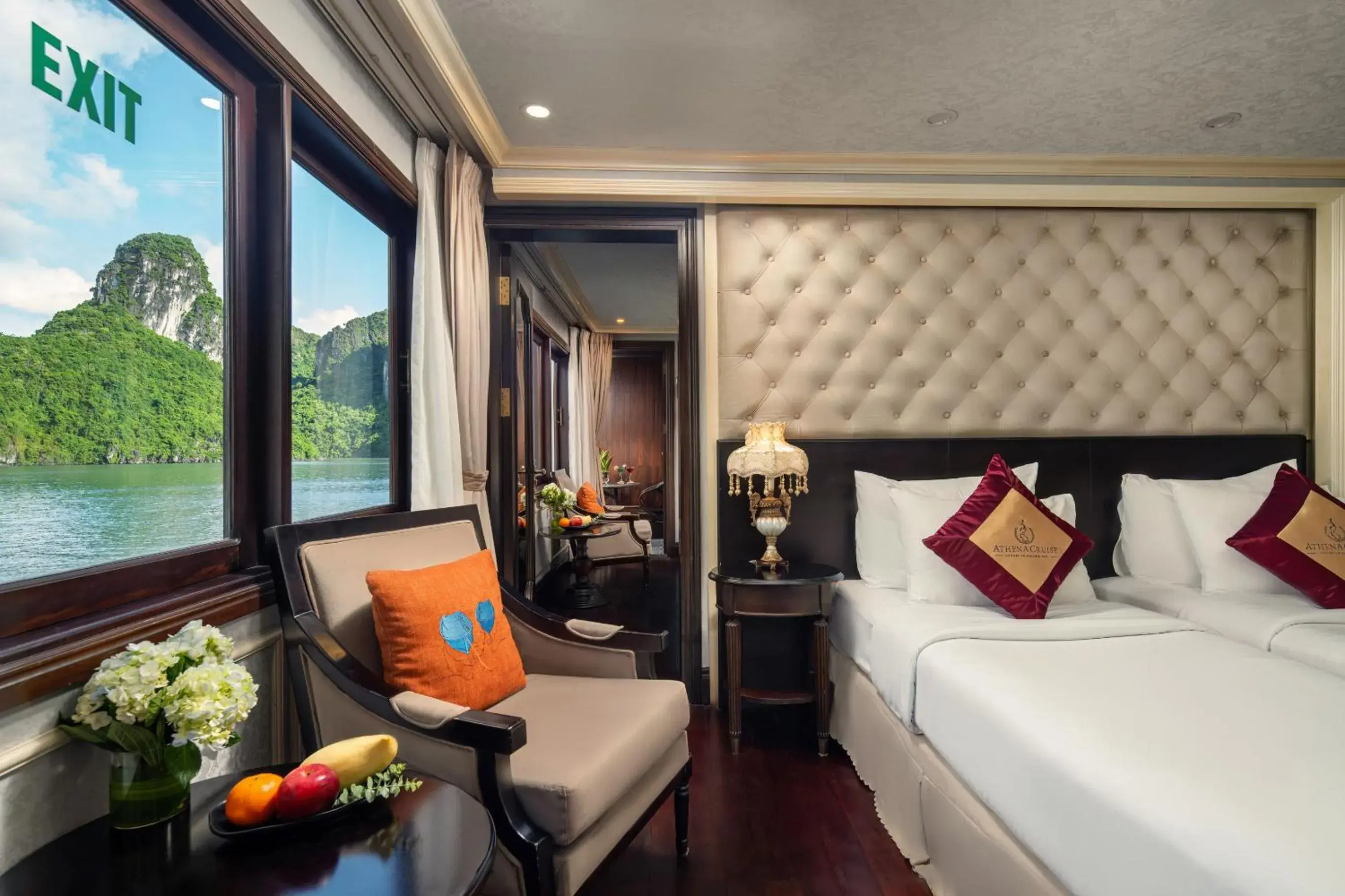 Connecting Grand Suite - 2 Days 1 Night in Halong Athena Cruise Connecting Grand Suite - 2 Days 1 Night in Halong Athena Cruise