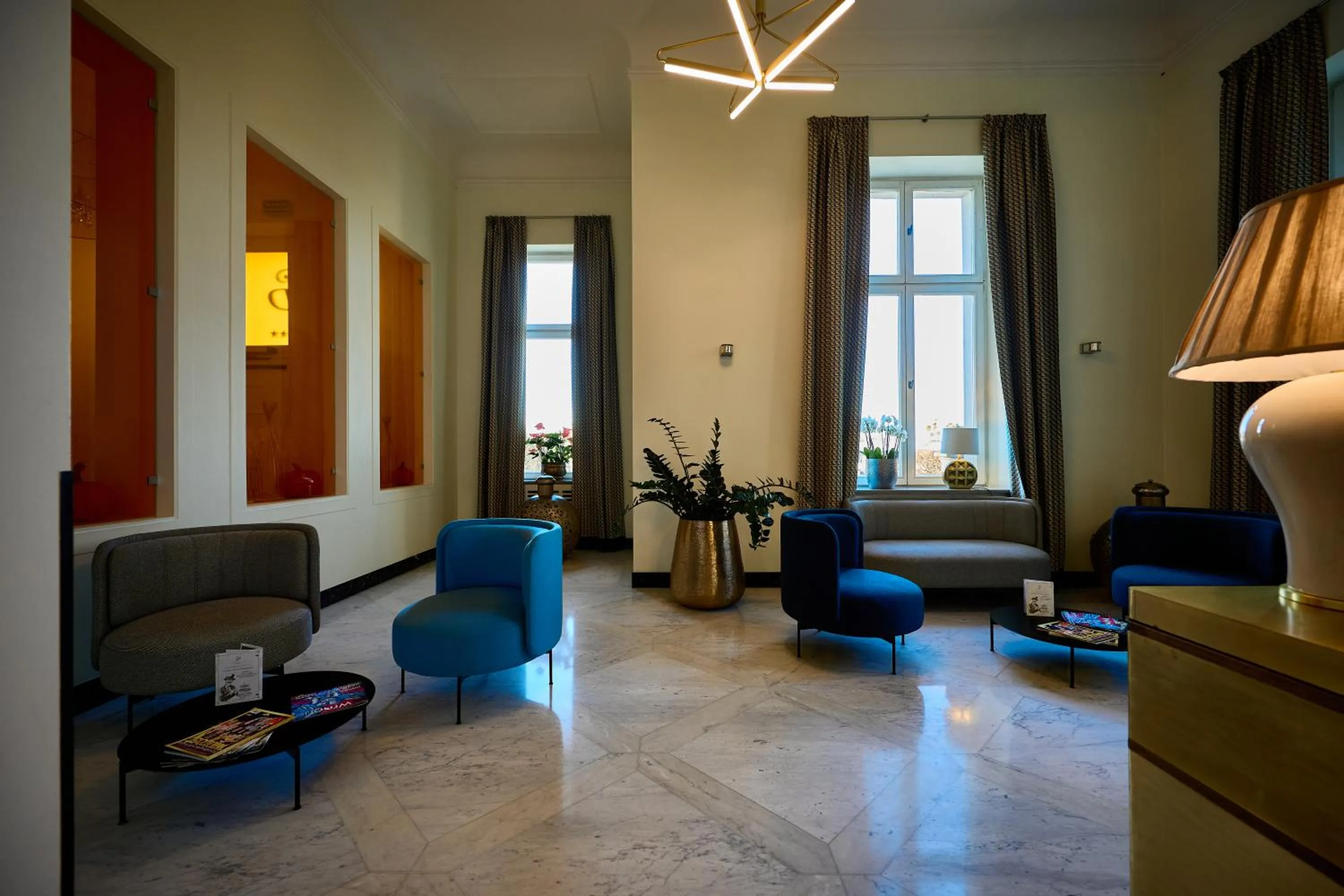 Lobby or reception in Platinum Palace Boutique Hotel & SPA