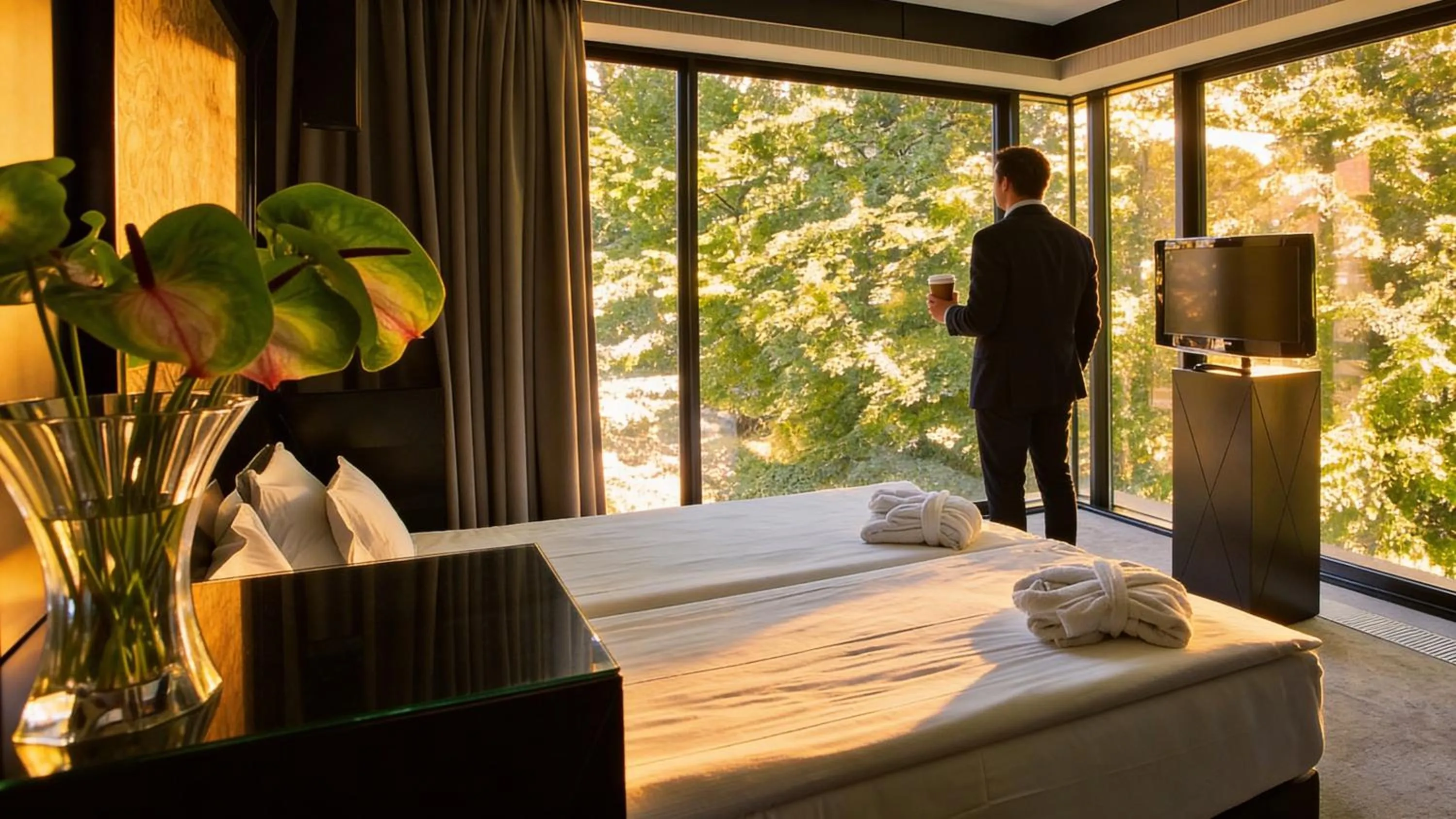 Photo of the whole room, Bed in Platinum Palace Boutique Hotel & SPA