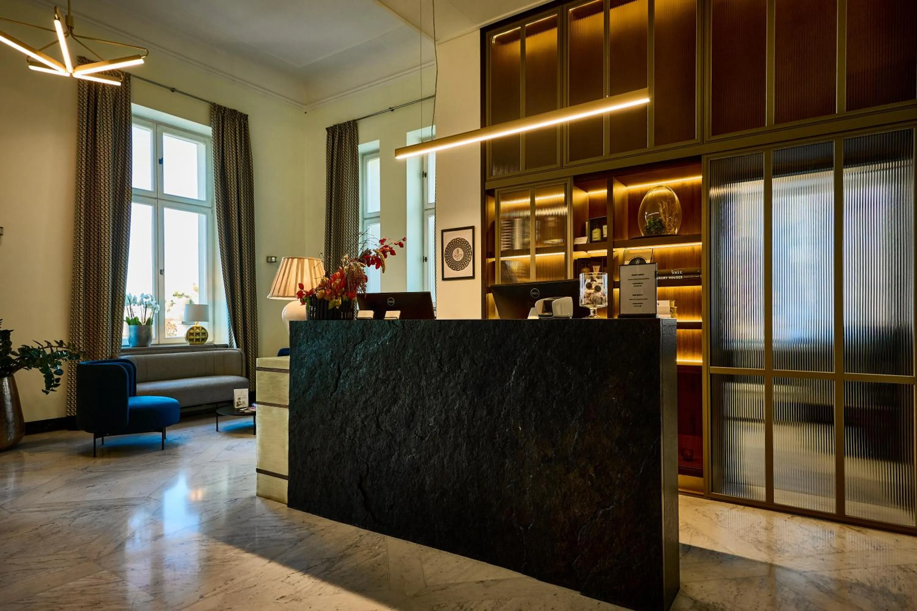 Lobby or reception in Platinum Palace Boutique Hotel & SPA