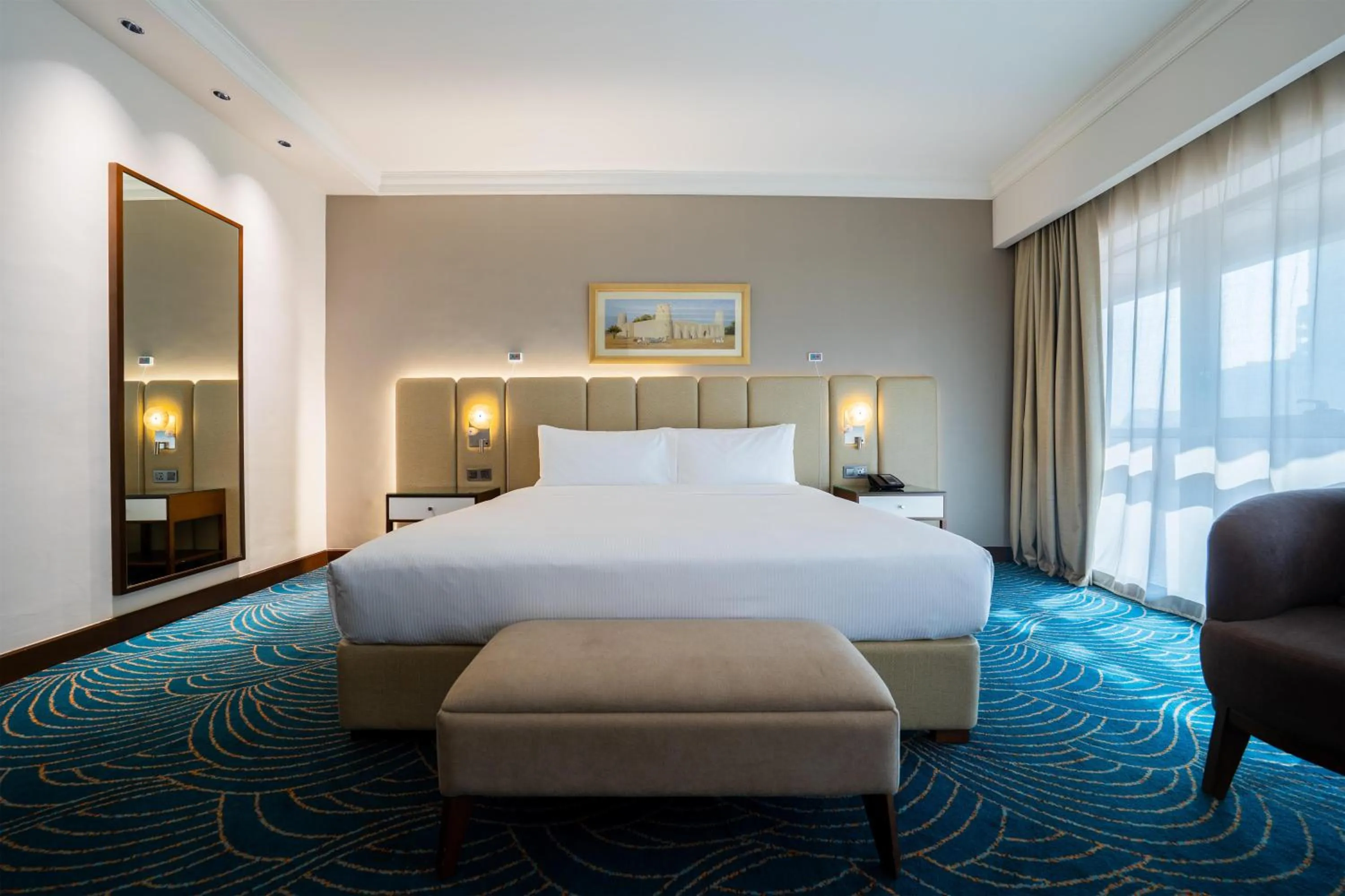 Bed in DoubleTree by Hilton Dubai Port Saeed