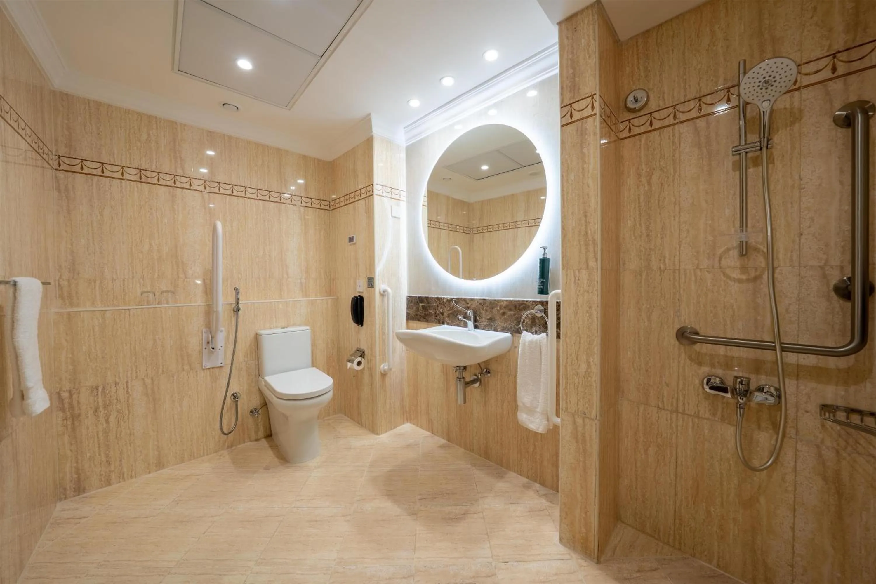 Bathroom in DoubleTree by Hilton Dubai Port Saeed