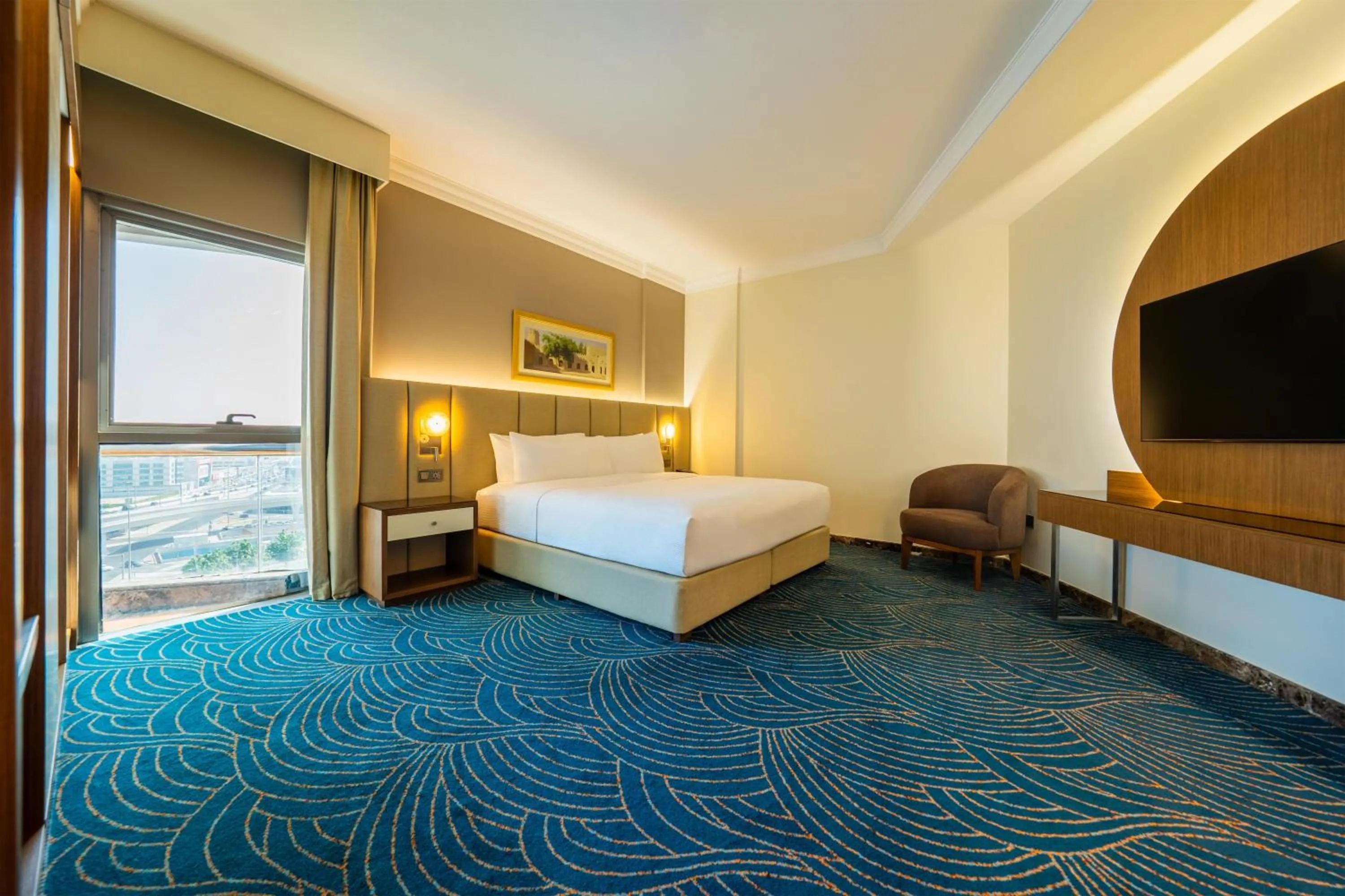 Bed in DoubleTree by Hilton Dubai Port Saeed