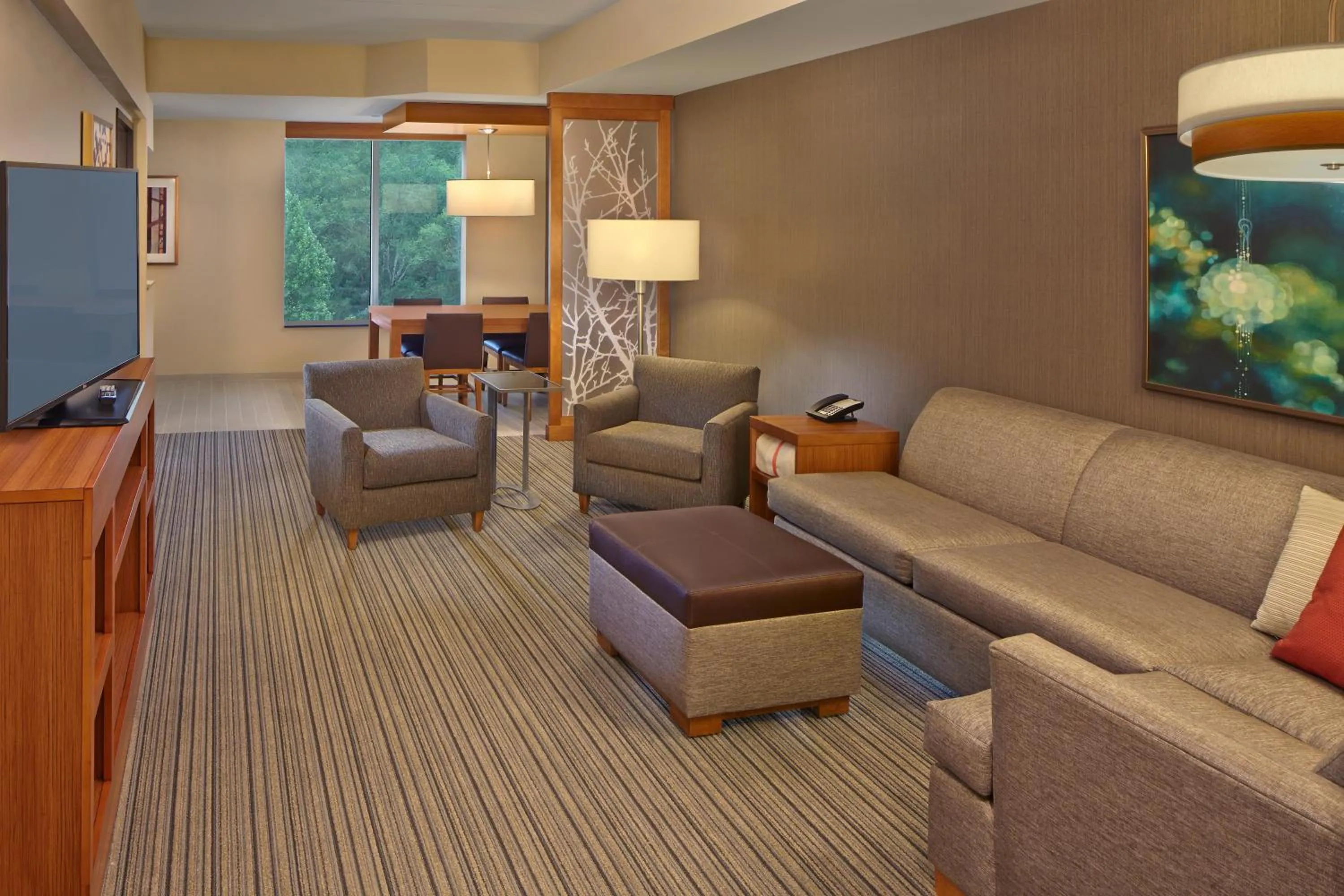 Living room in Hyatt Place Chapel Hill