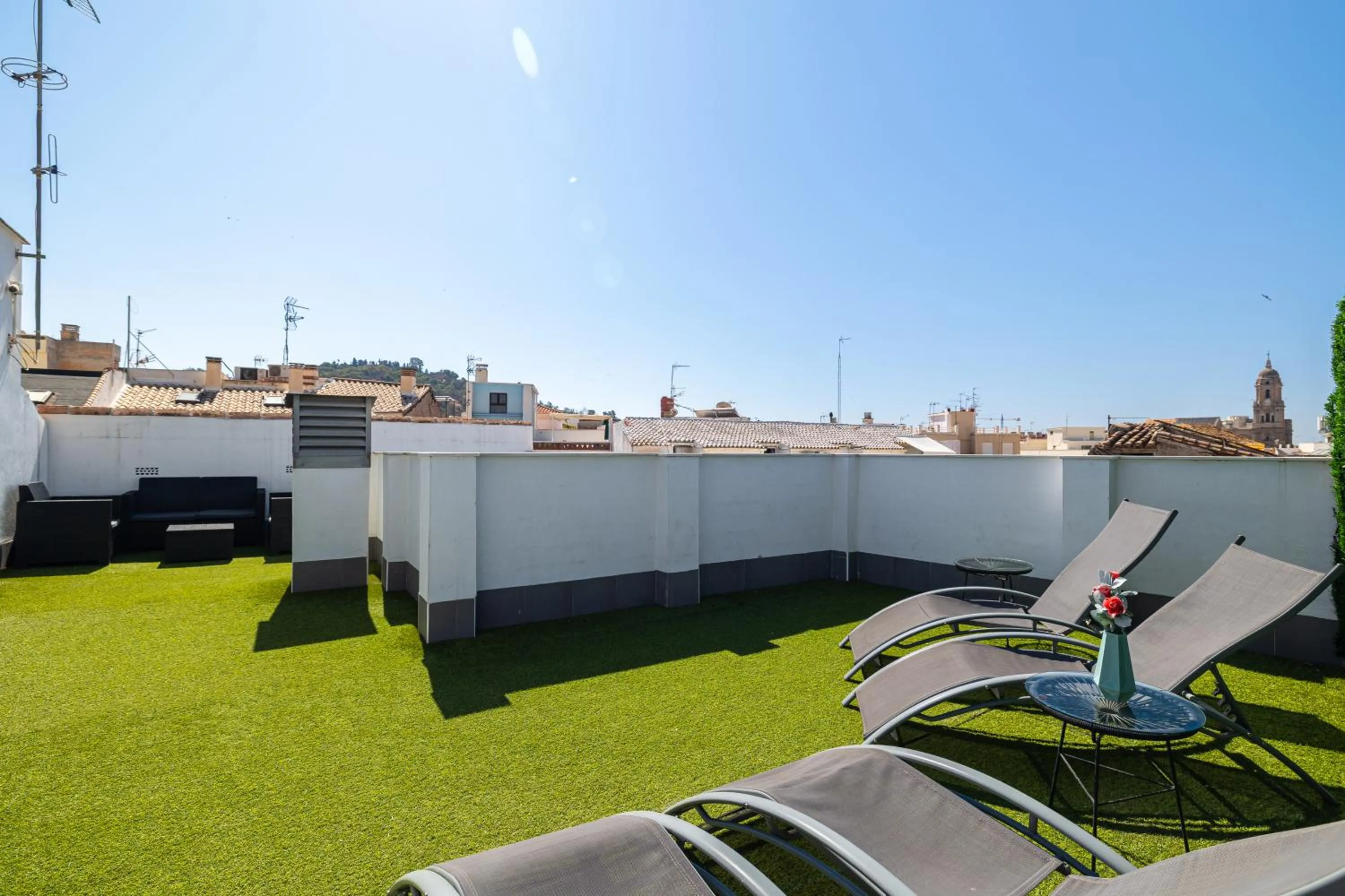 Balcony/Terrace in Holidays2Malaga Suites