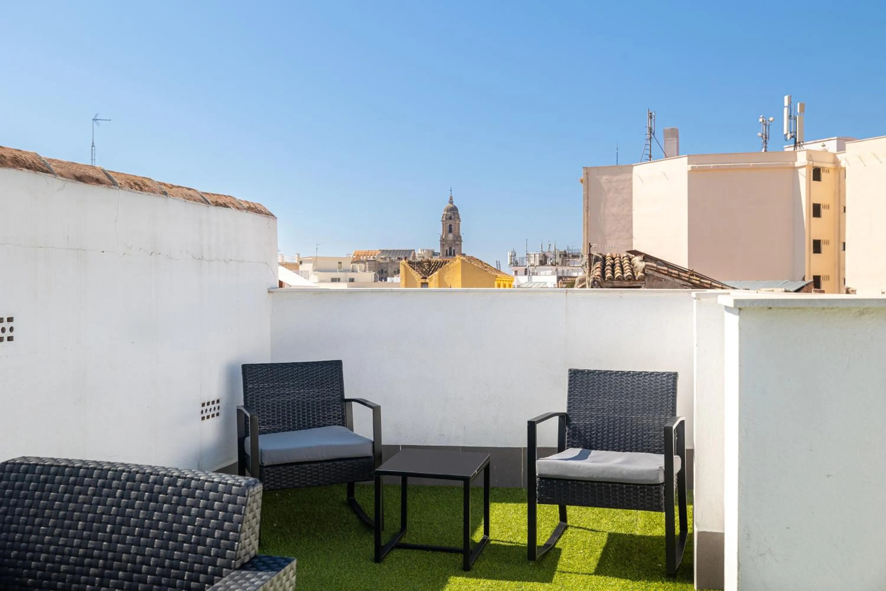 Balcony/Terrace in Holidays2Malaga Suites