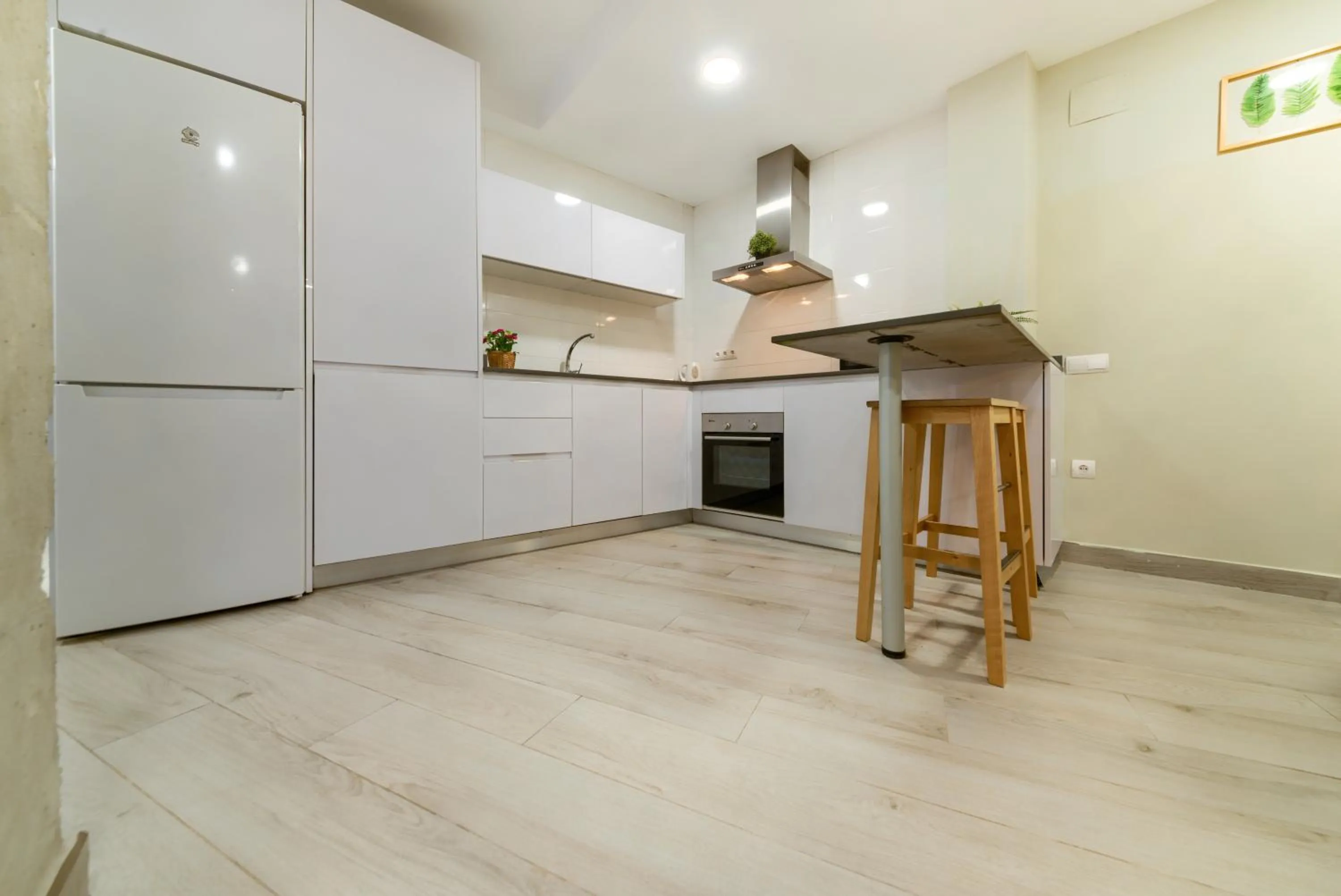 Kitchen or kitchenette in Holidays2Malaga Suites