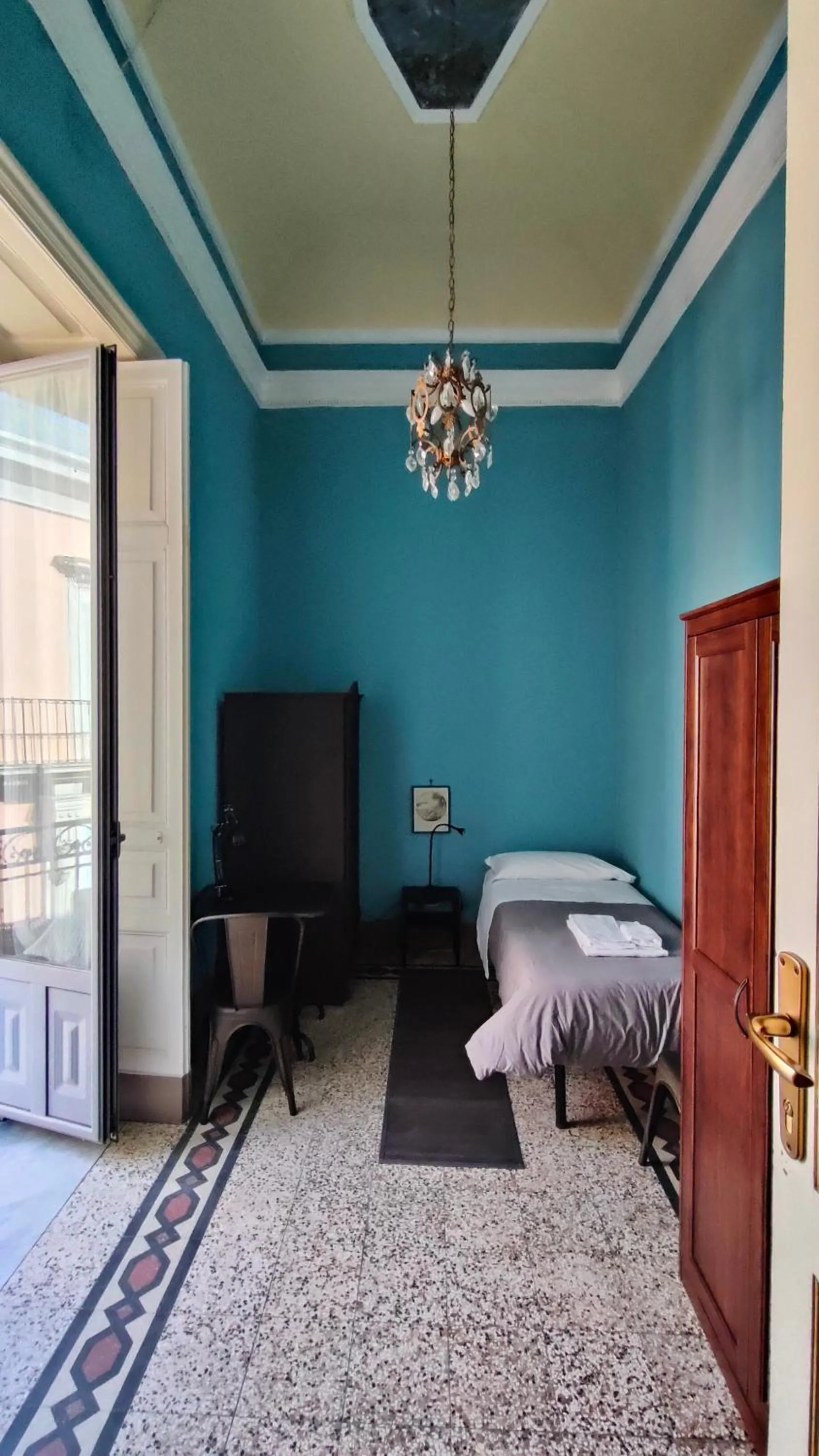 Bedroom, Bed in Palazzo Arcidiacono - luxury holidays