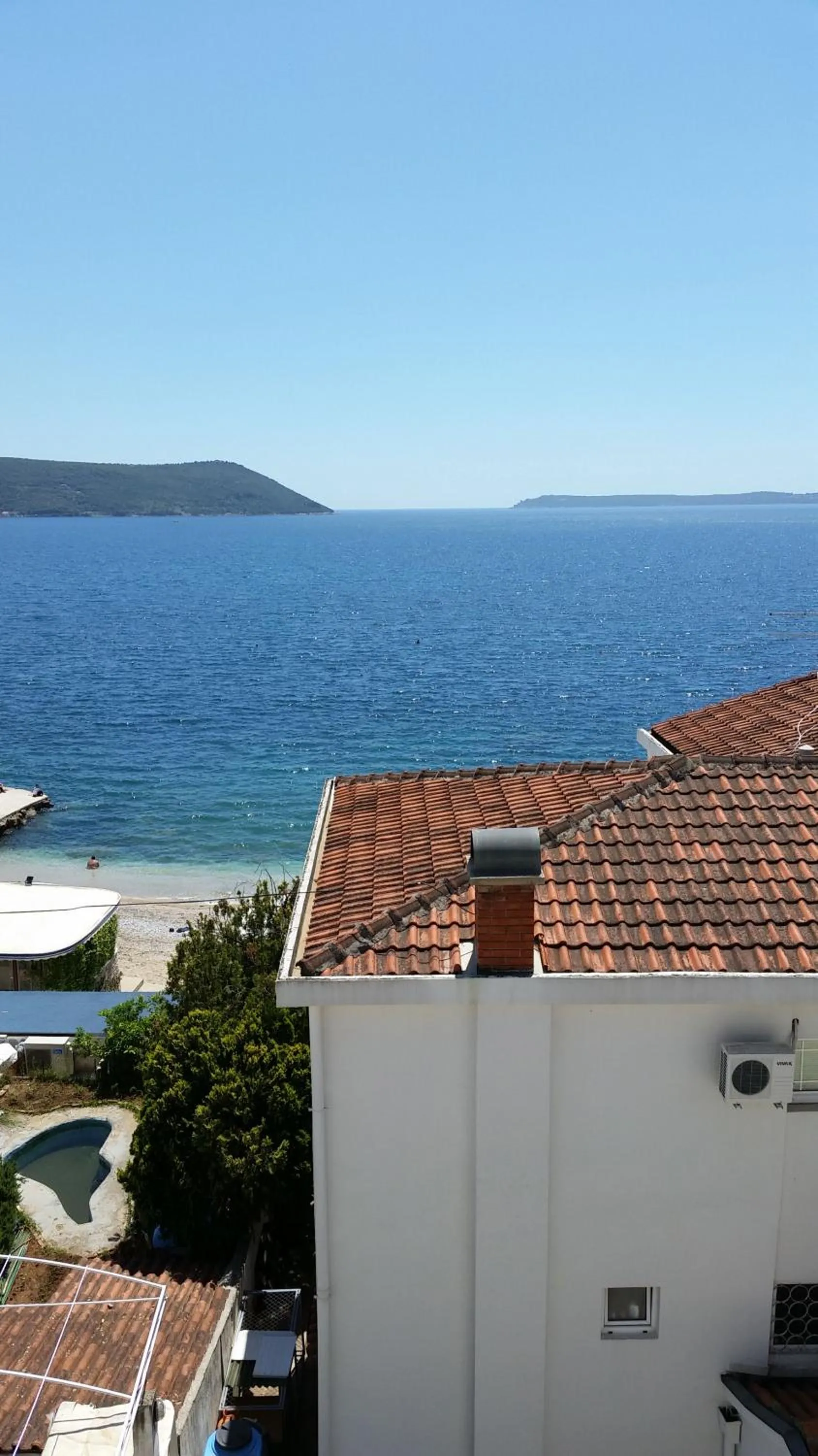 Sea view in Apartment Penthouse Savina