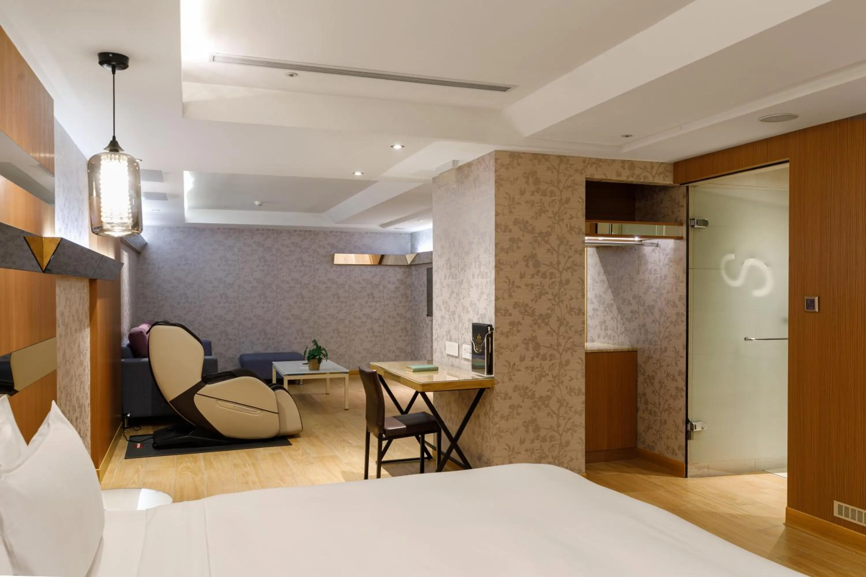 Bed in Surreal Motel