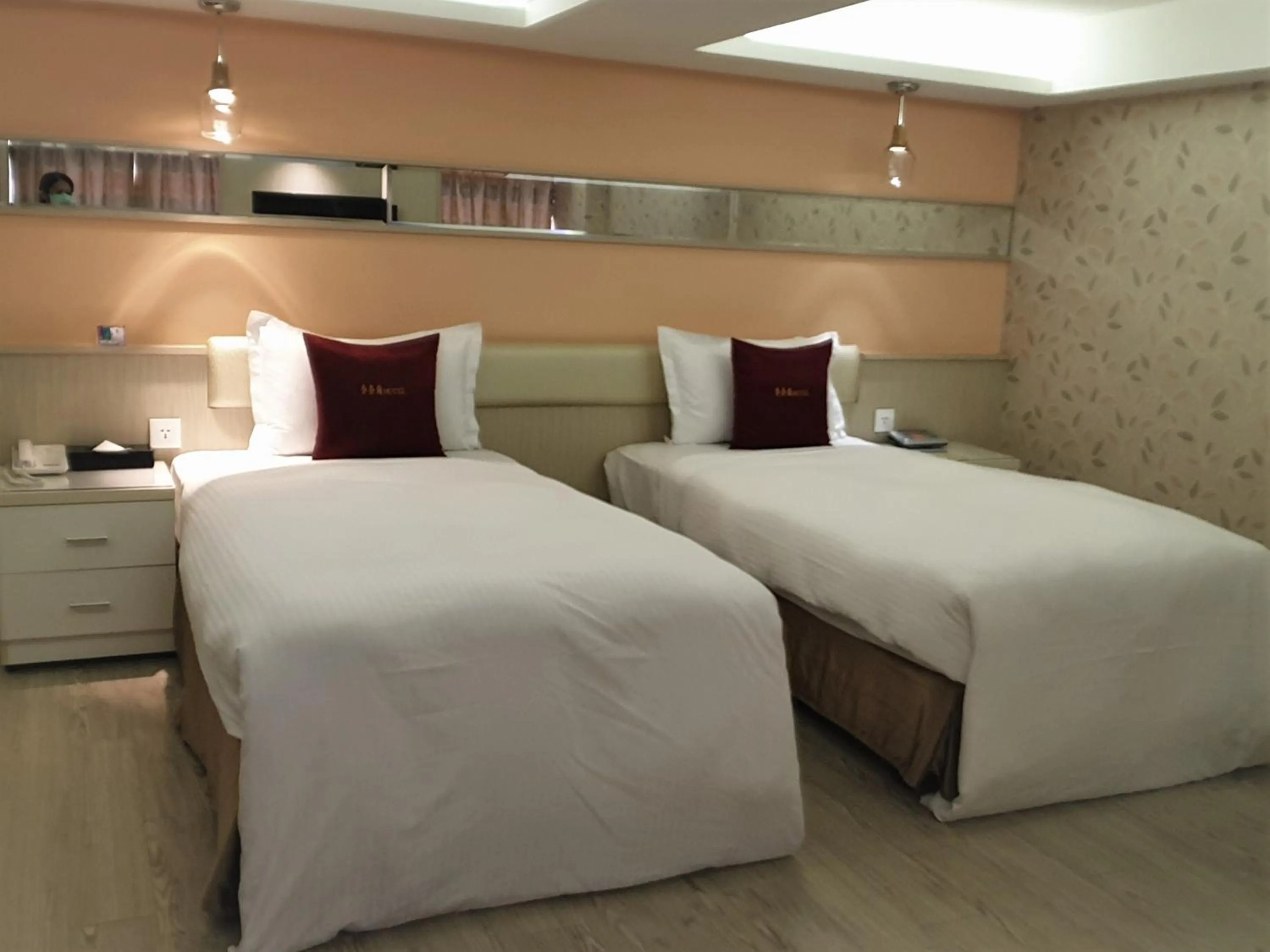 Bed in Surreal Motel