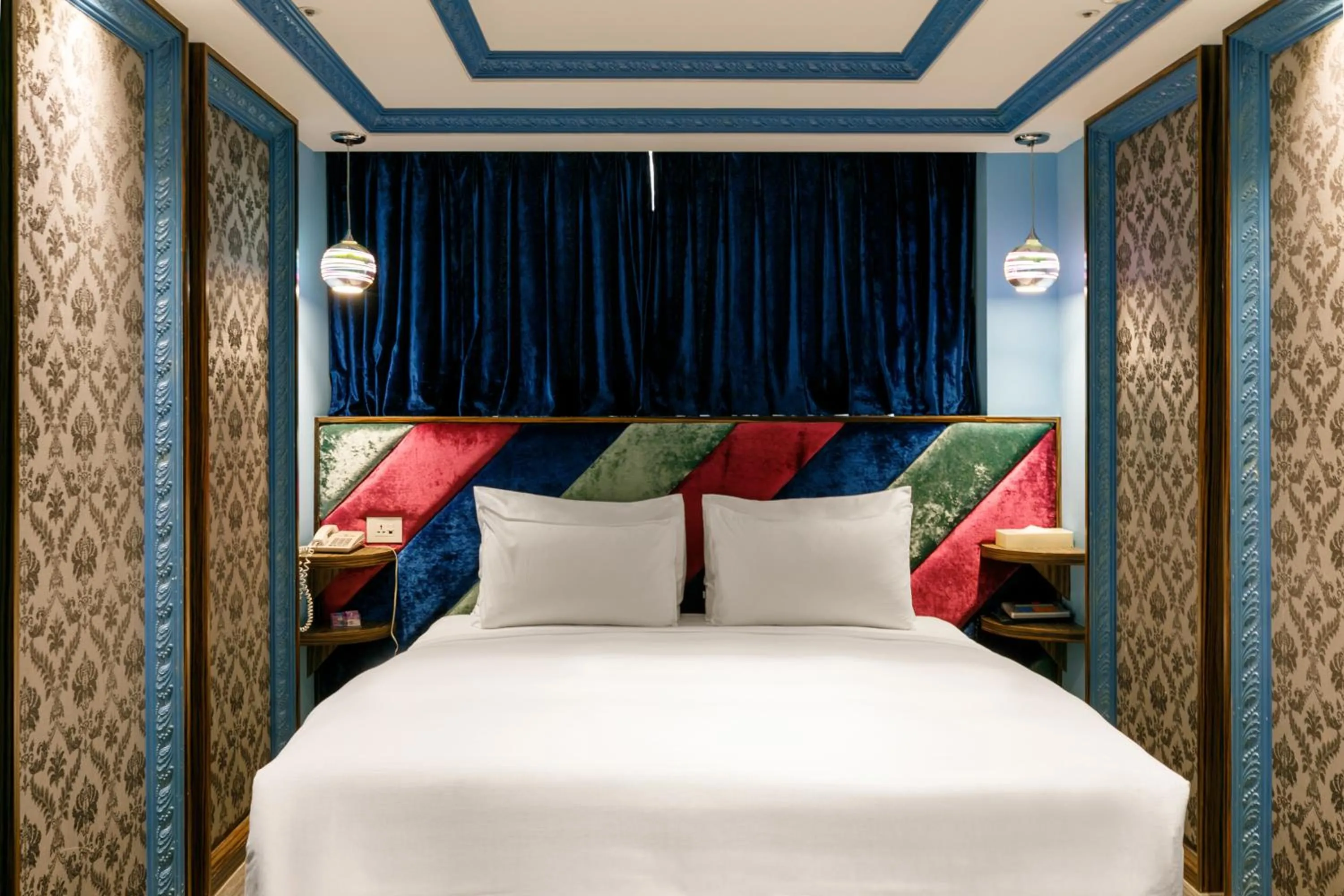 Bed in Surreal Motel