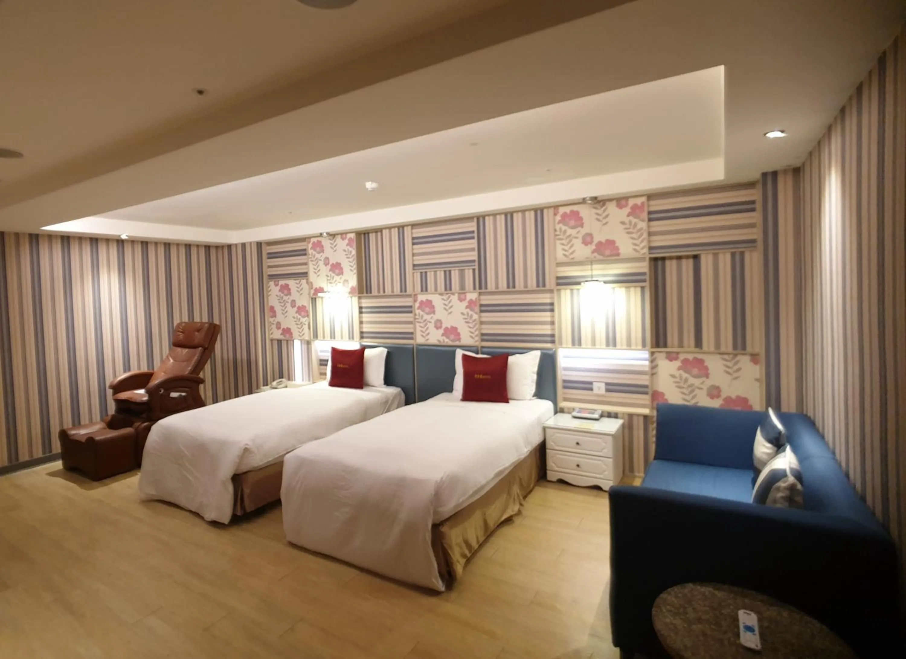 Bed in Surreal Motel