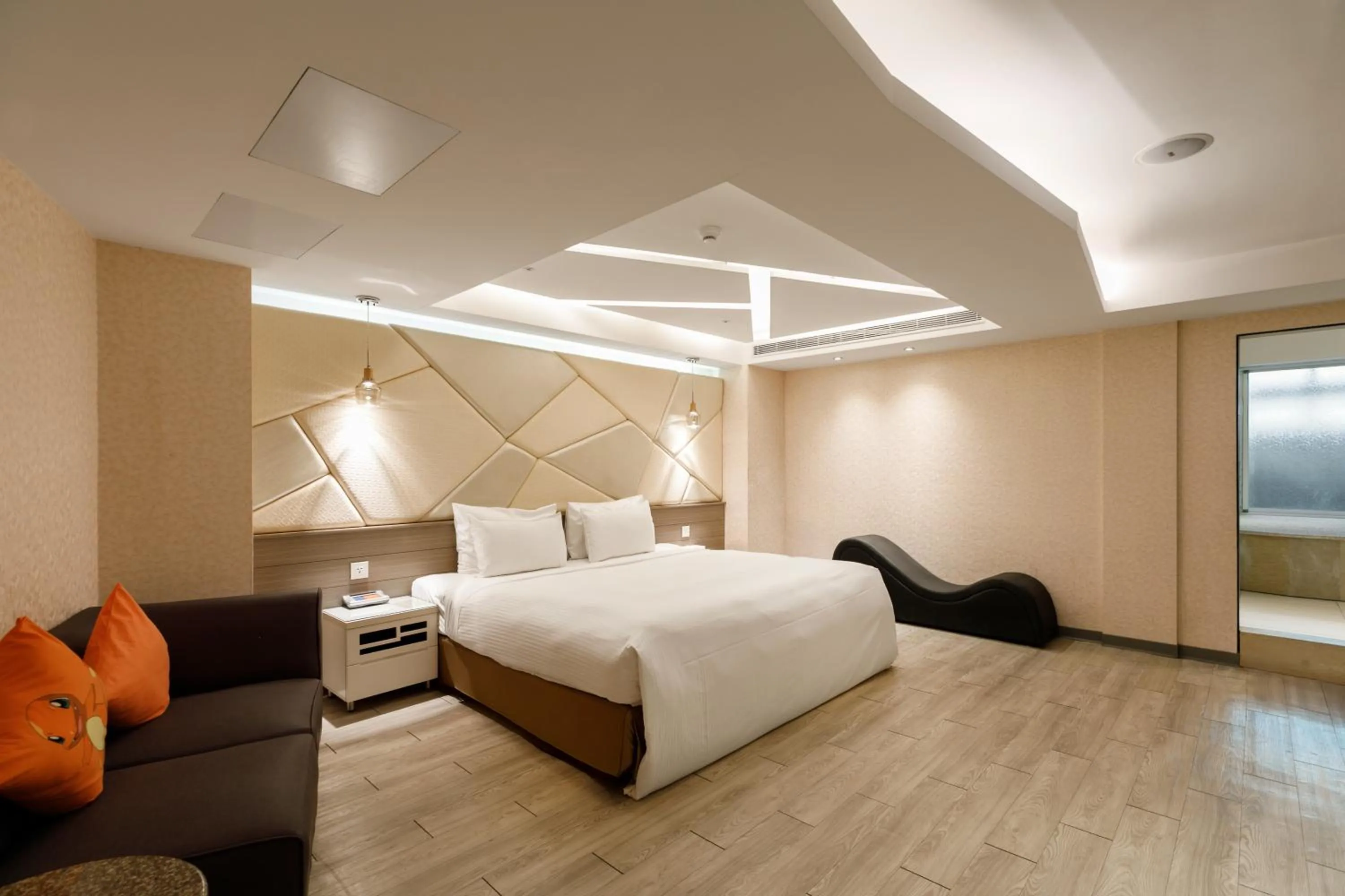 Bed in Surreal Motel