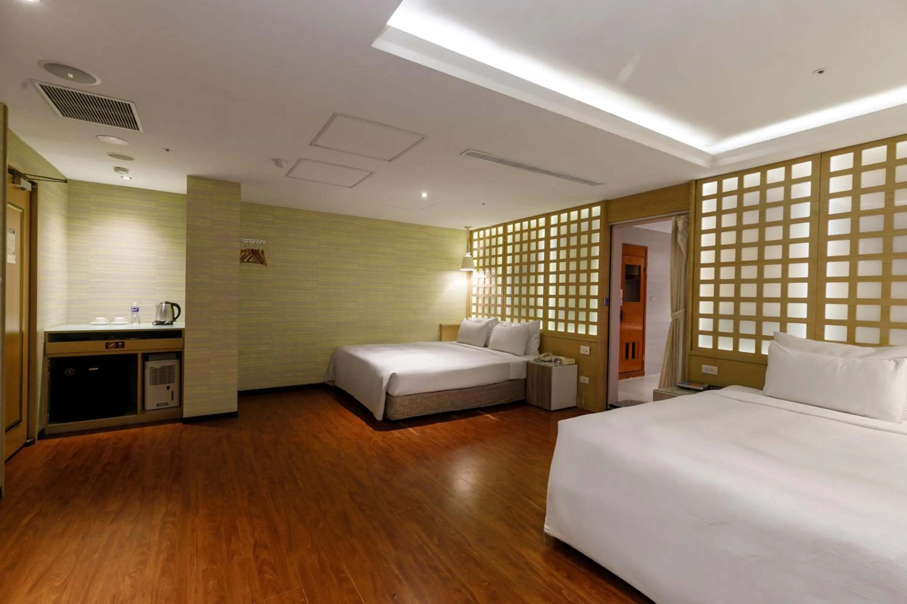 Bed in Surreal Motel