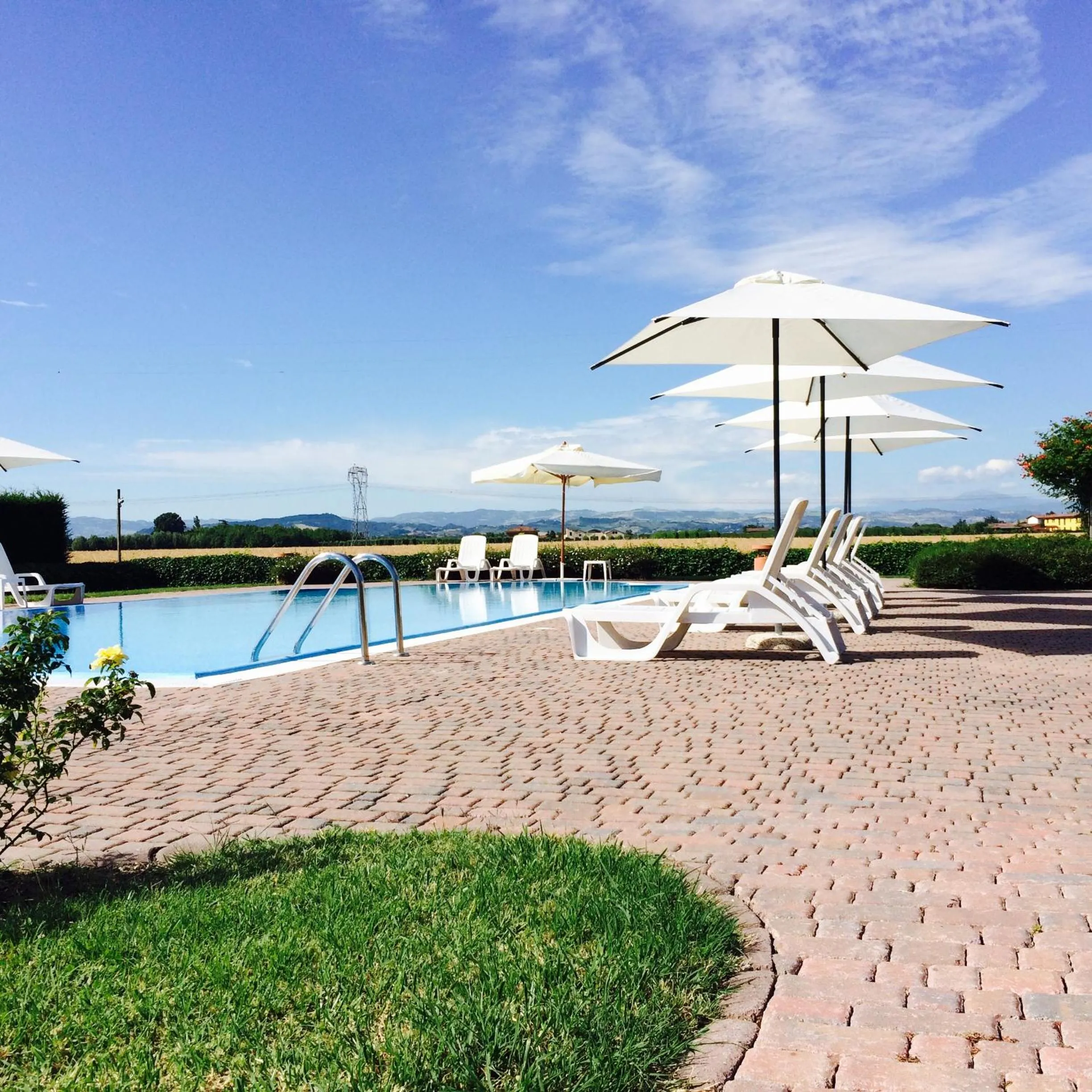 Pool view in Agriturismo La Lupa