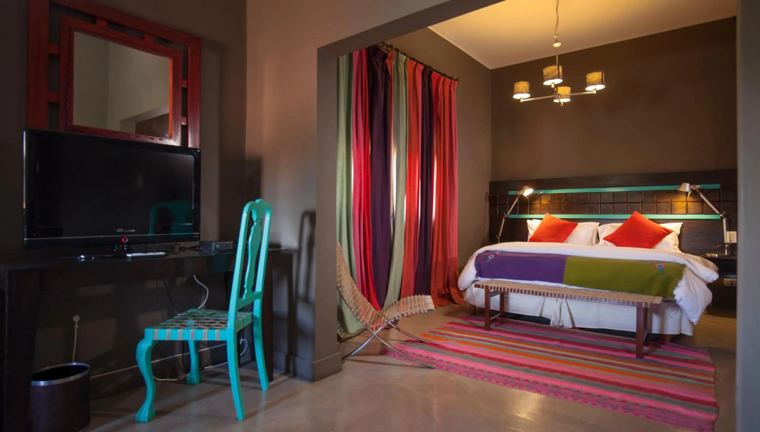 Bed in Hotel Huacalera