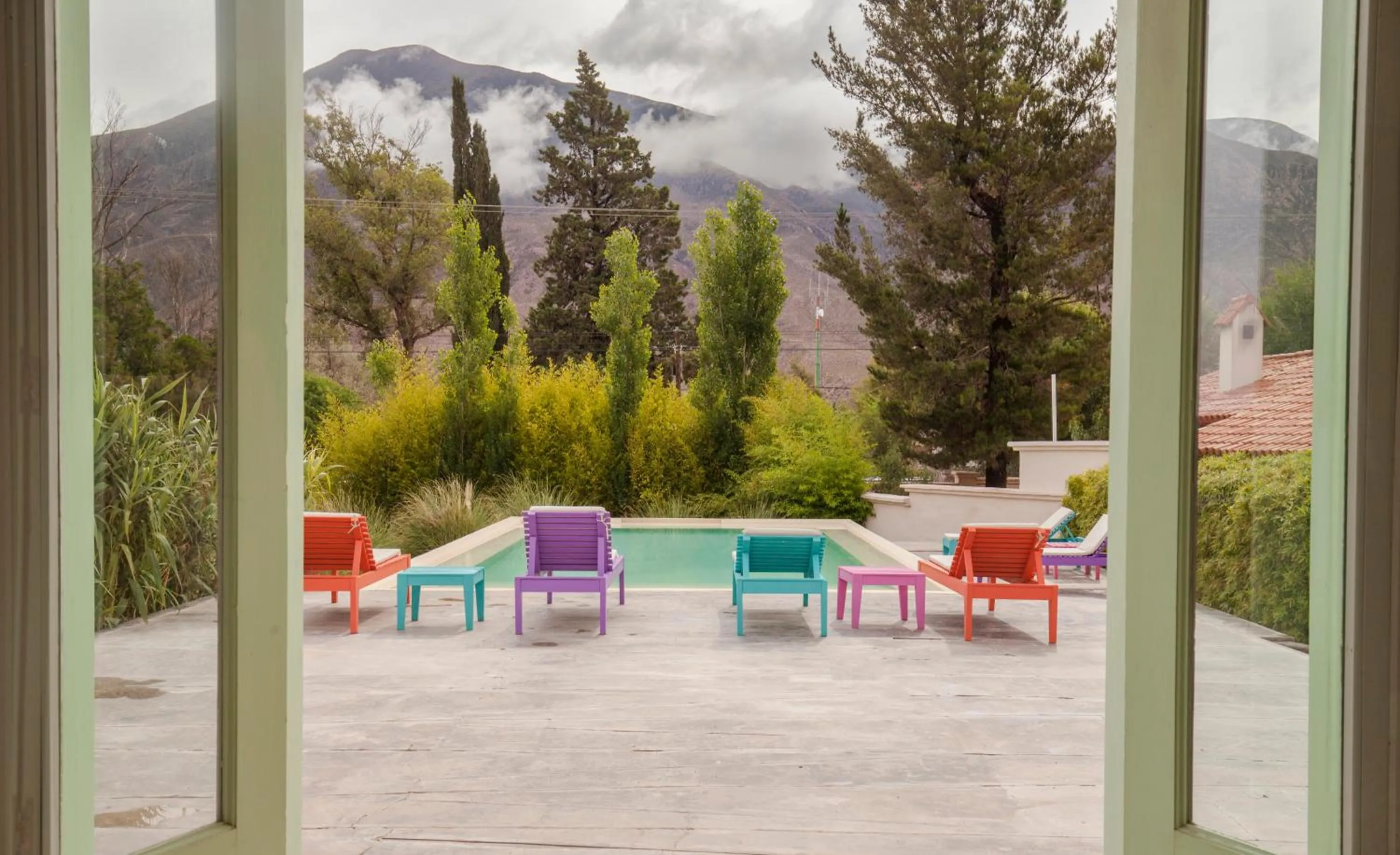 Seating area in Hotel Huacalera