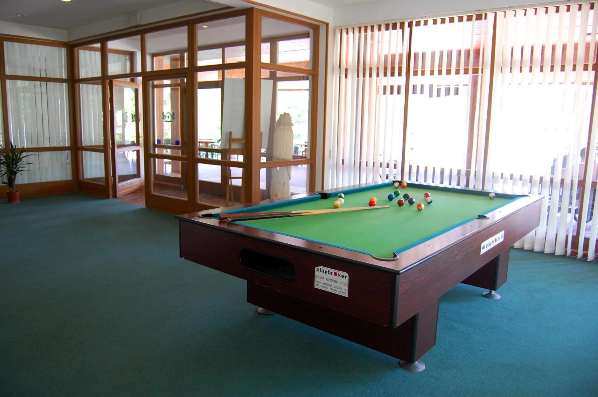 Billiard in Hotel Zajazd Piastowski