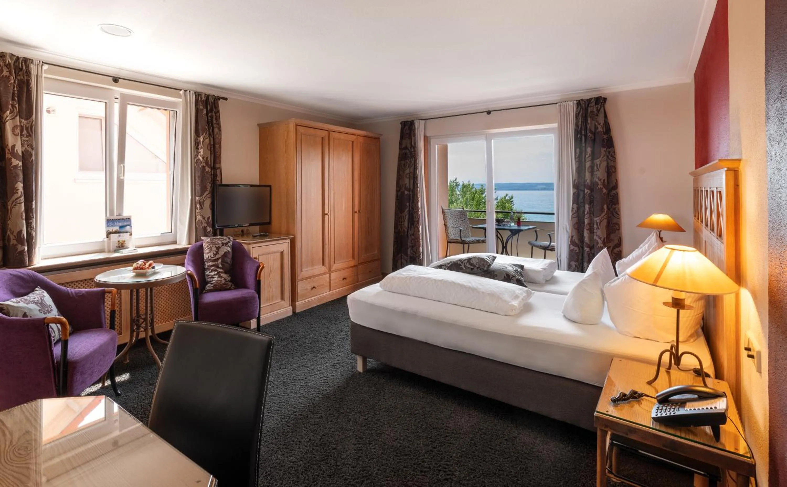 Bed in Romantik Hotel Residenz am See