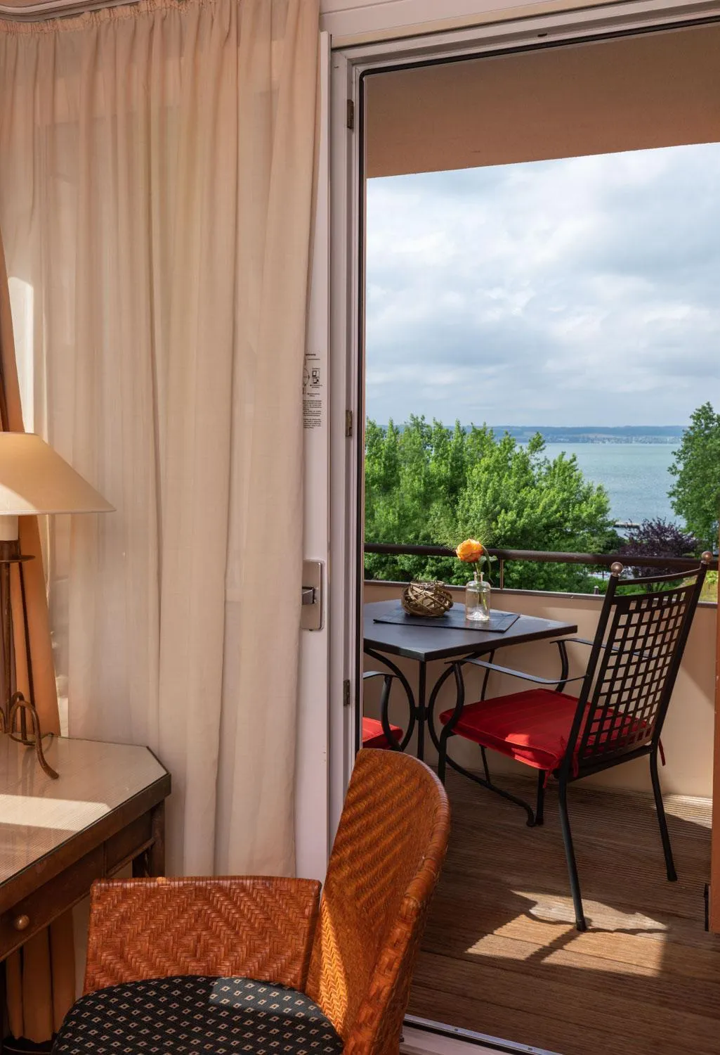 Balcony/Terrace in Romantik Hotel Residenz am See