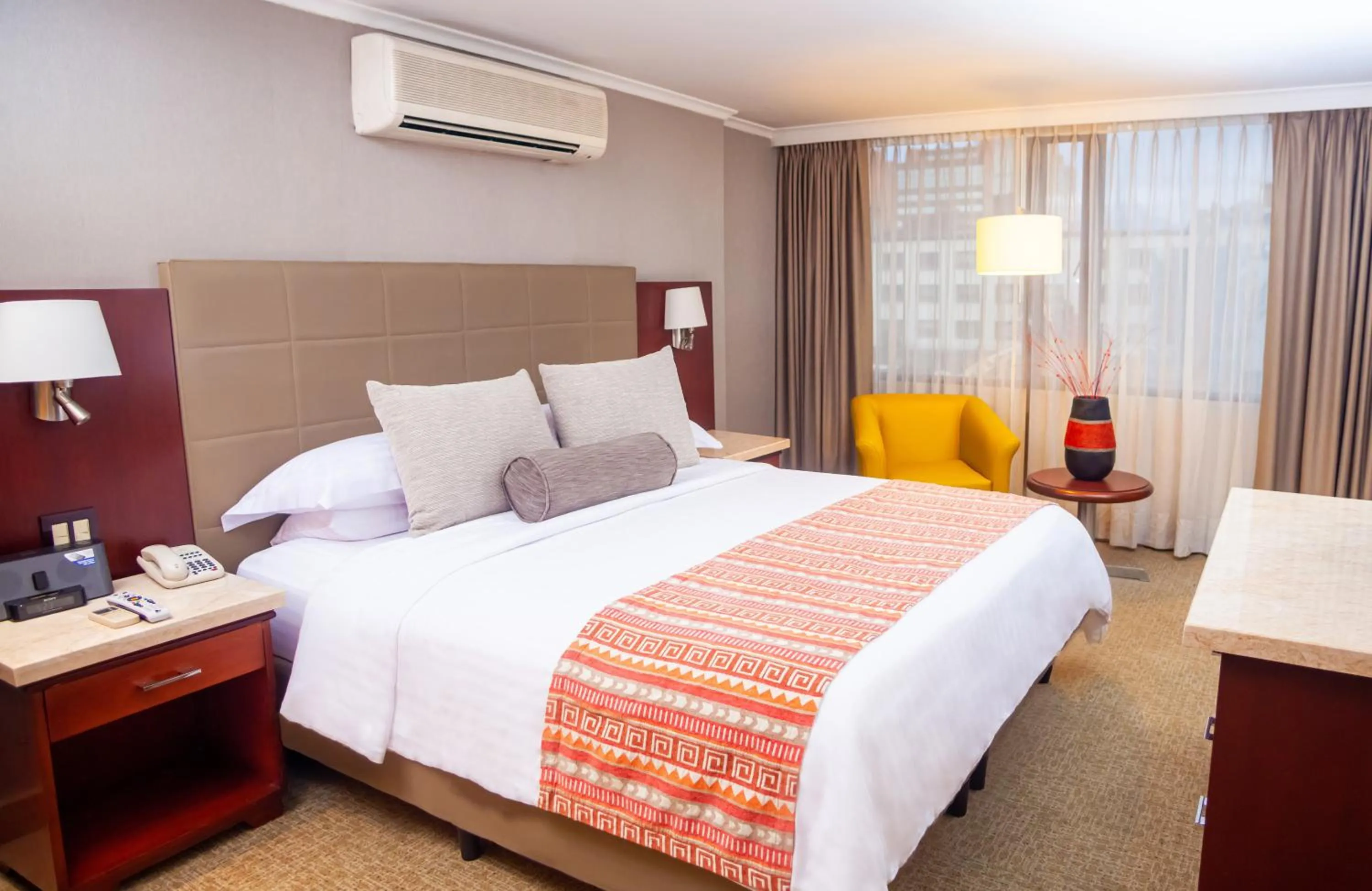 Bed in Bogota Plaza Hotel