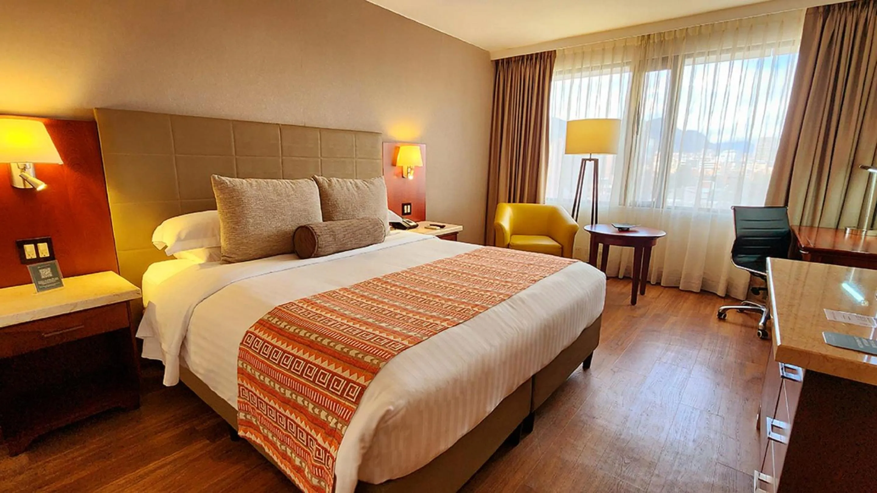 Bed in Bogota Plaza Hotel