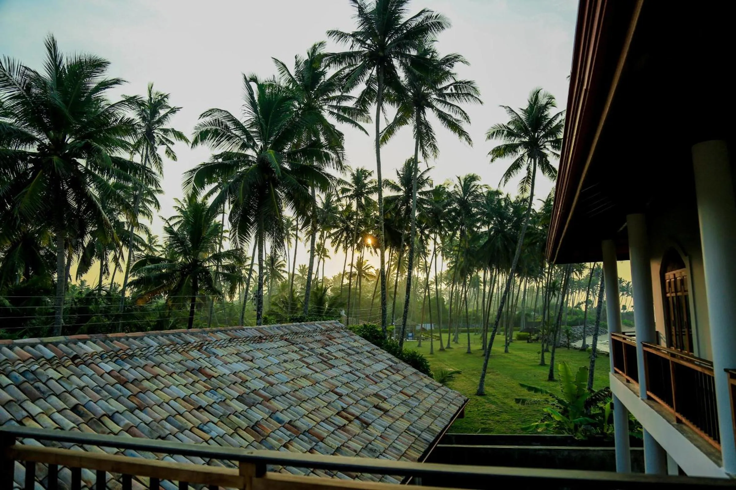 Garden view in Villa Océane
