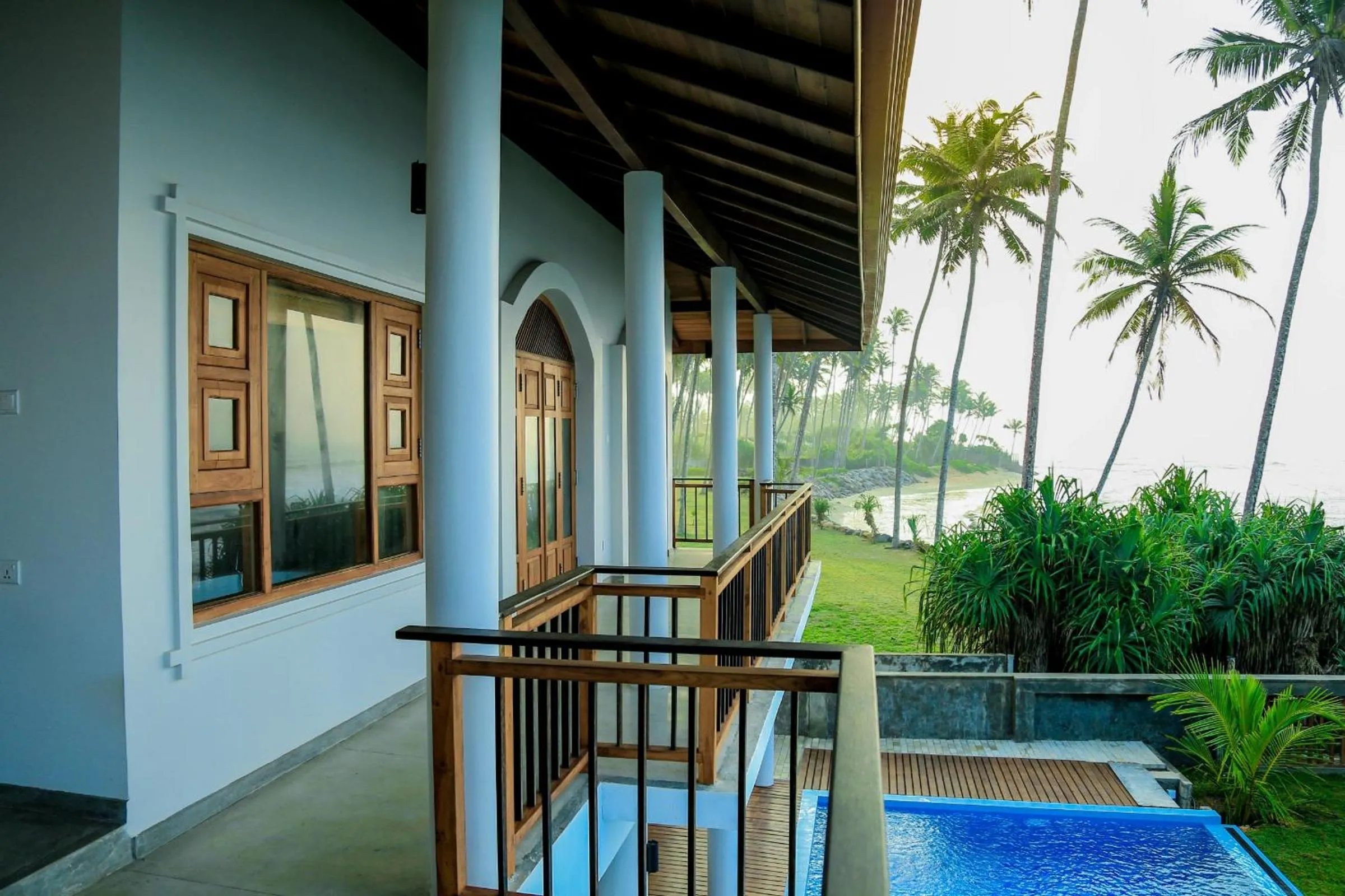 Garden view in Villa Océane