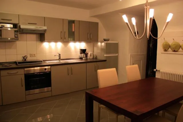 Kitchen or kitchenette in Altstadt-Hotel Gelnhausen