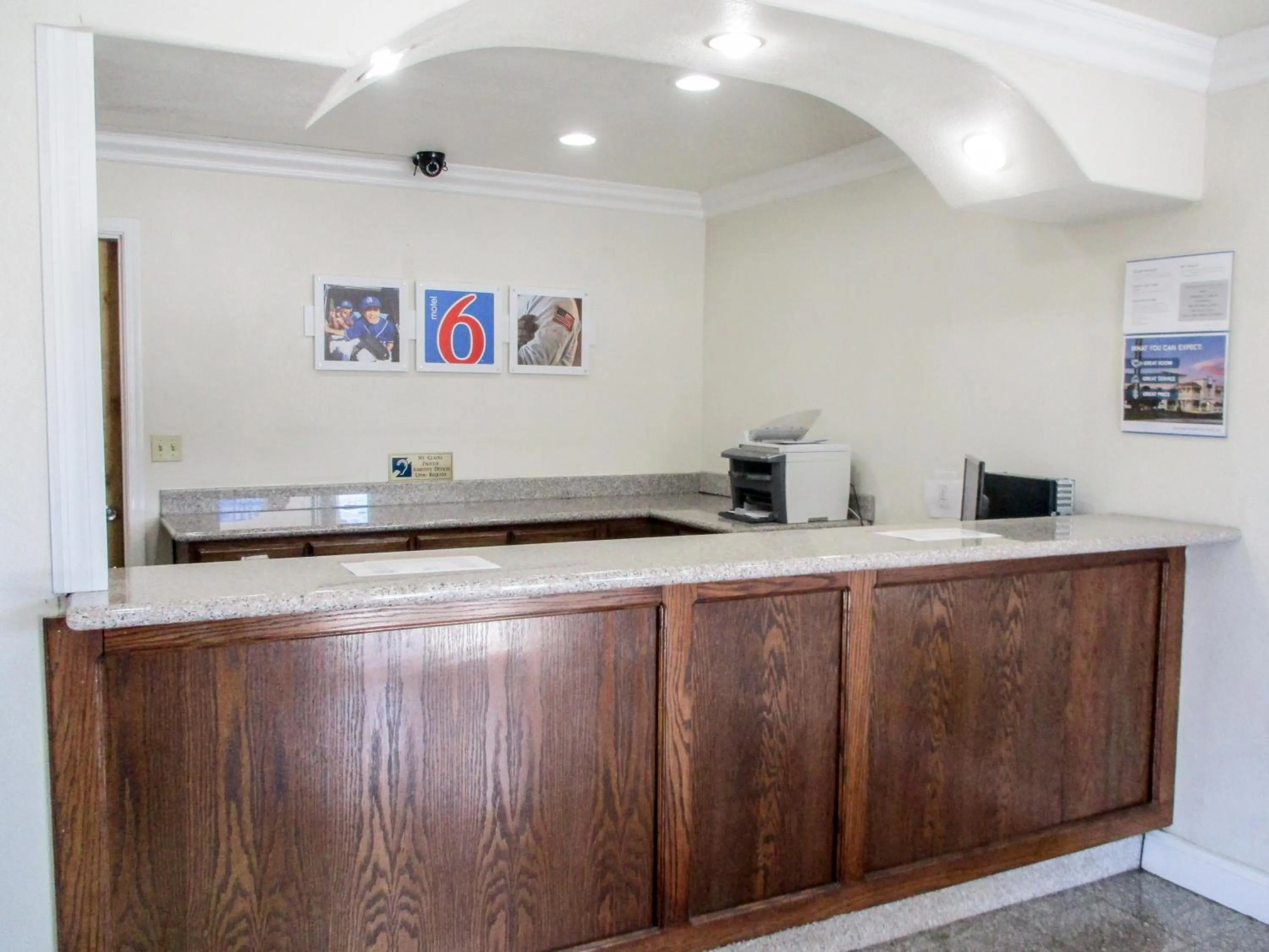 Lobby or reception in Motel 6-Fresno, CA