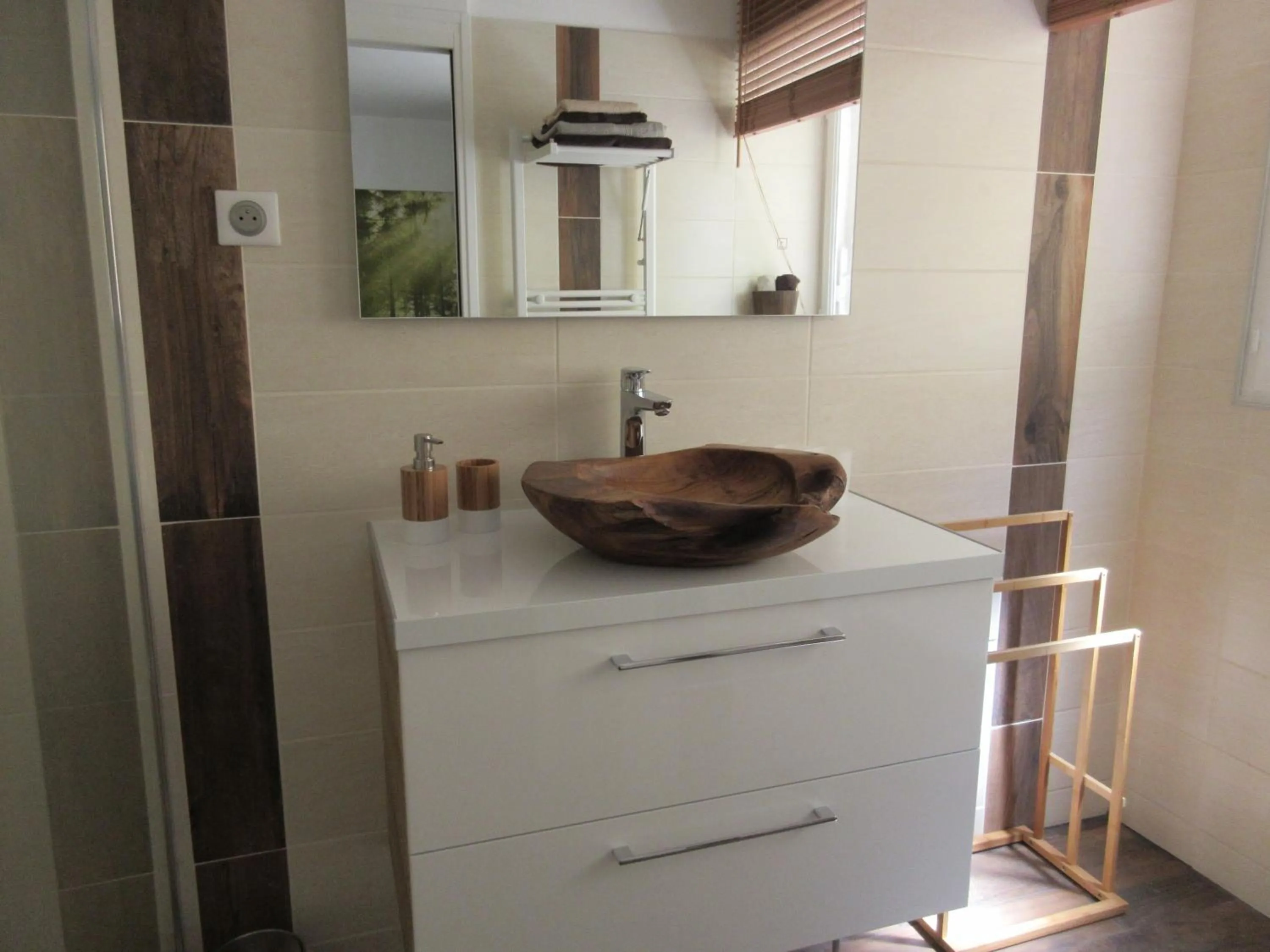 Bathroom in Villa Tricoli B&B avec Piscine