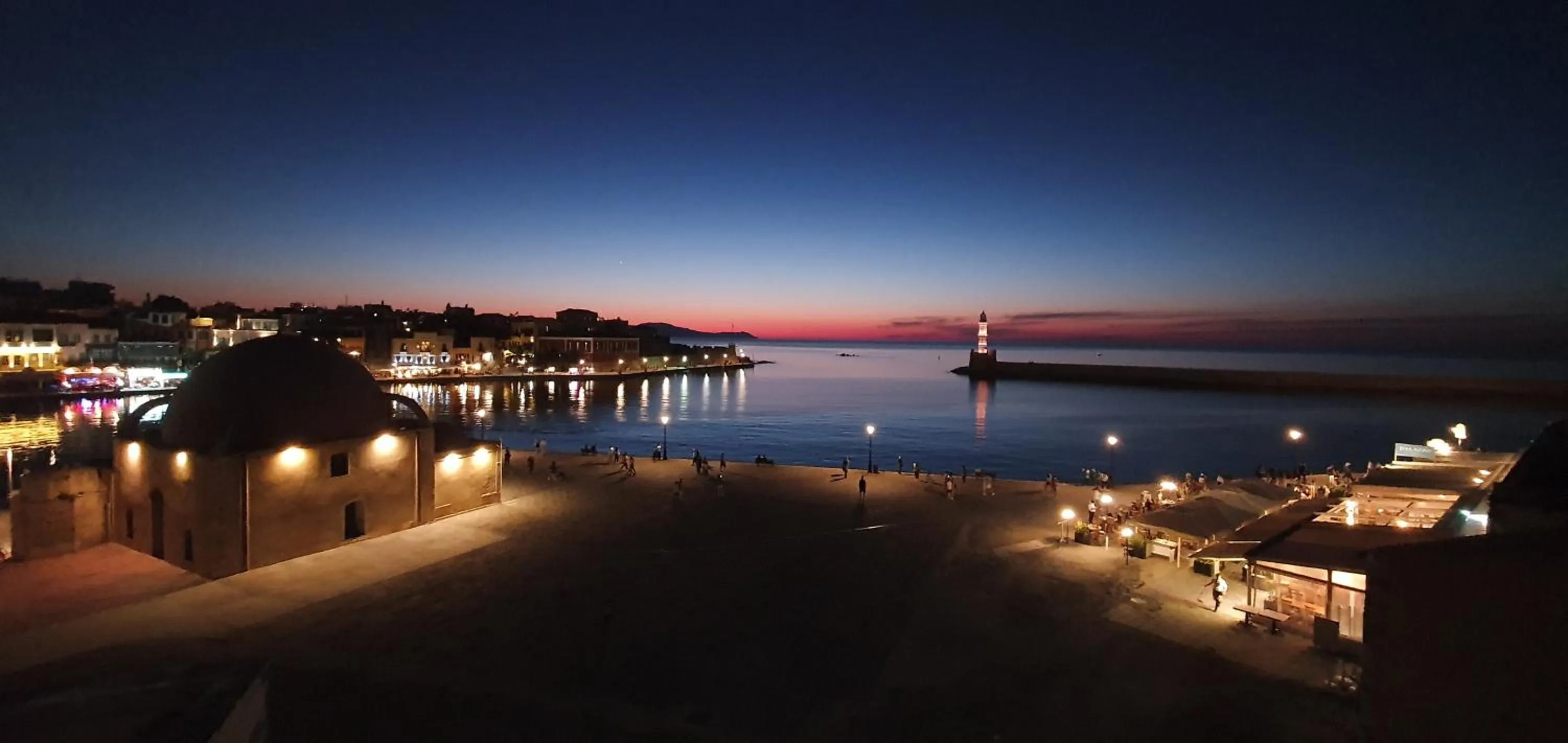 Sunset in Amphitrite Hotel