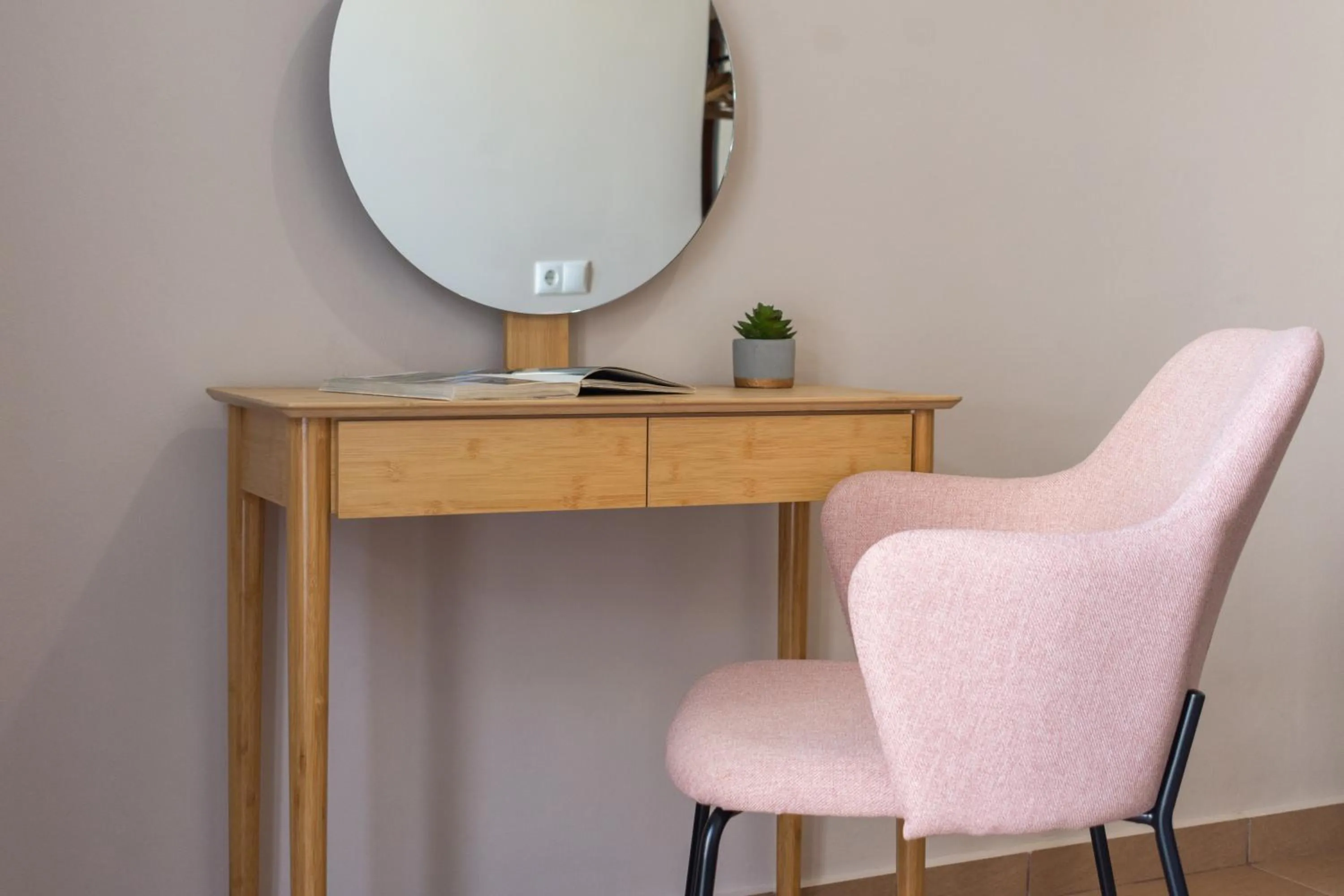 Seating area in Amphitrite Hotel