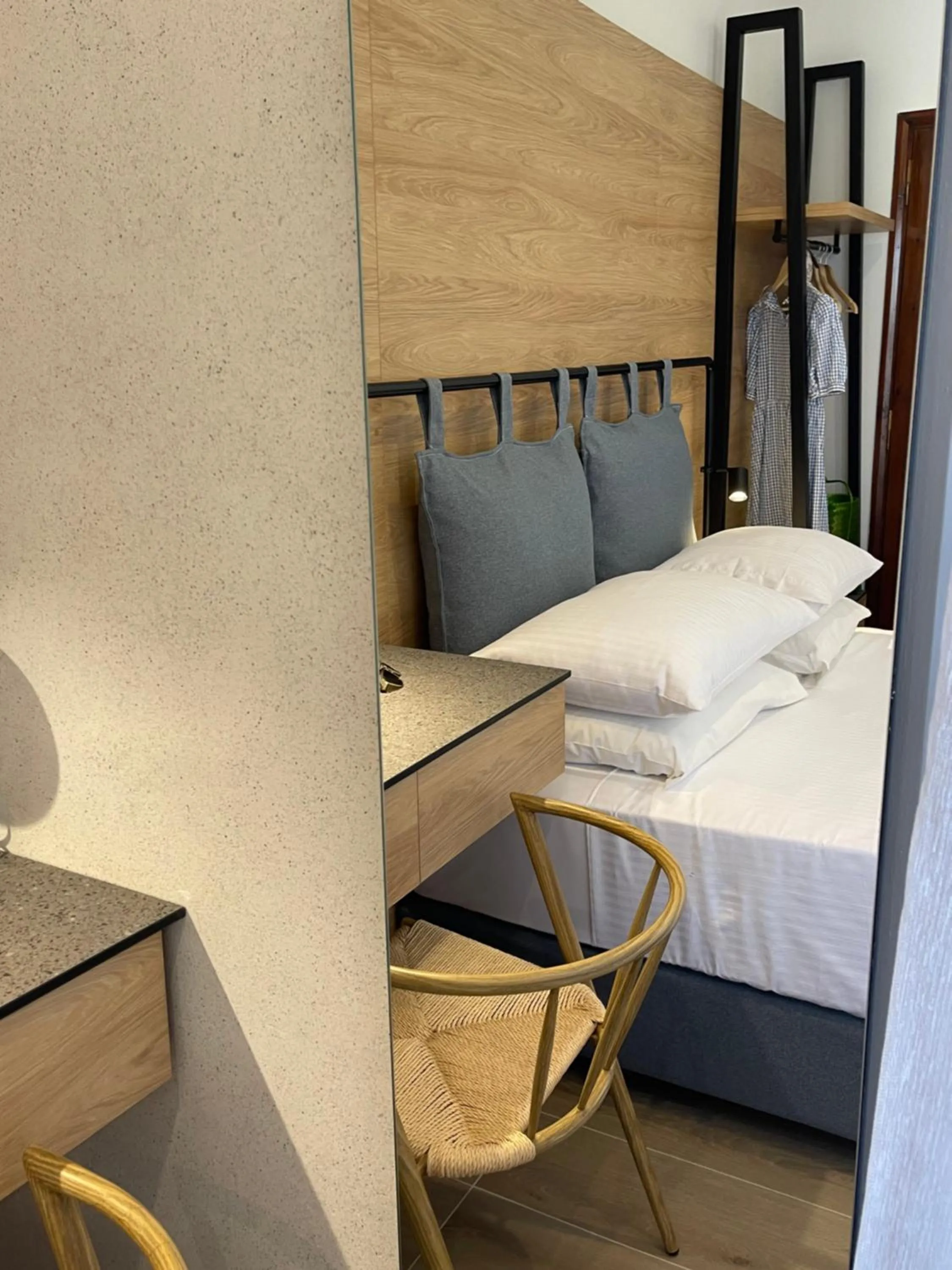 Bed in Amphitrite Hotel