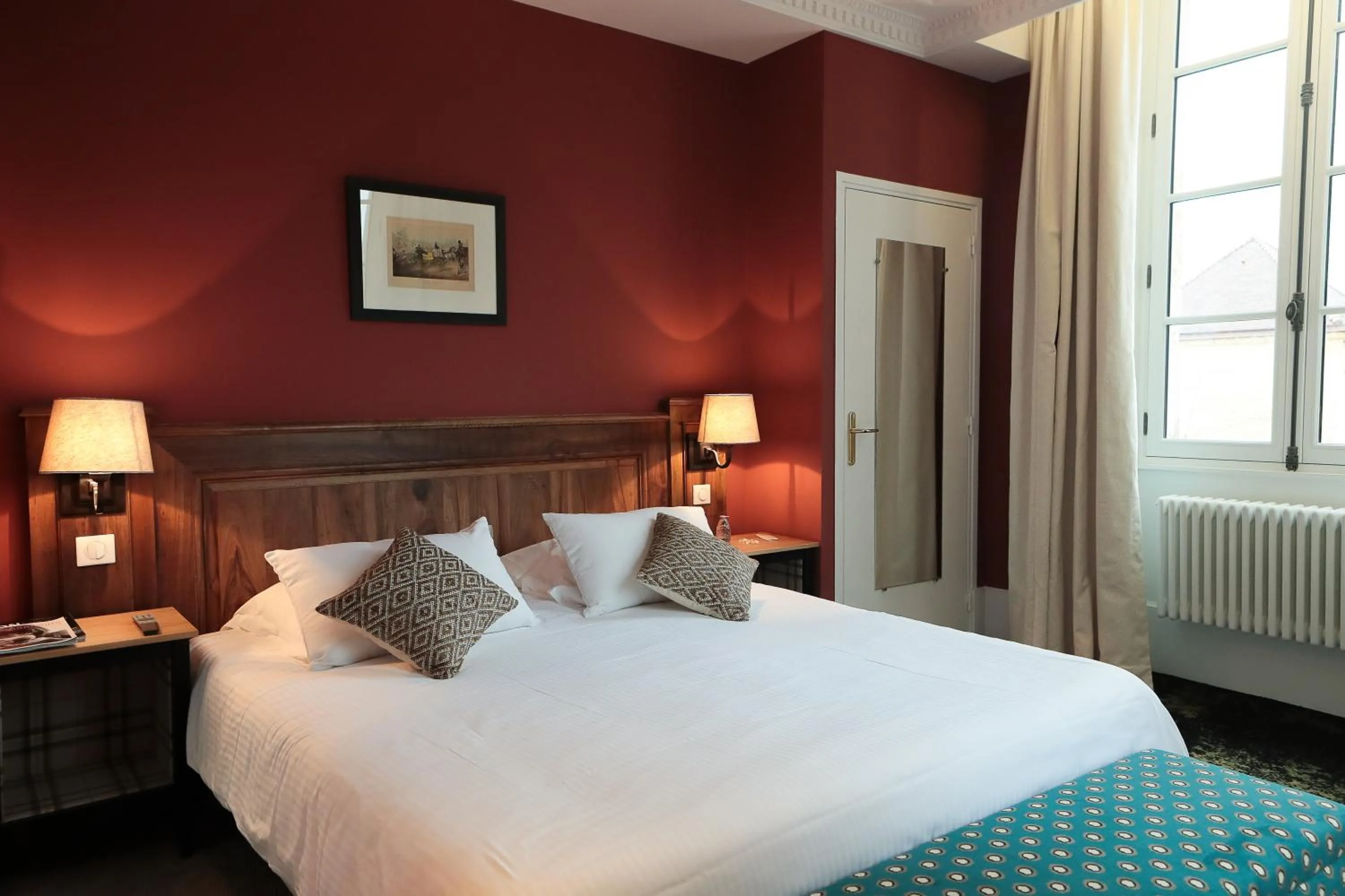 Bed in Château de Saulon