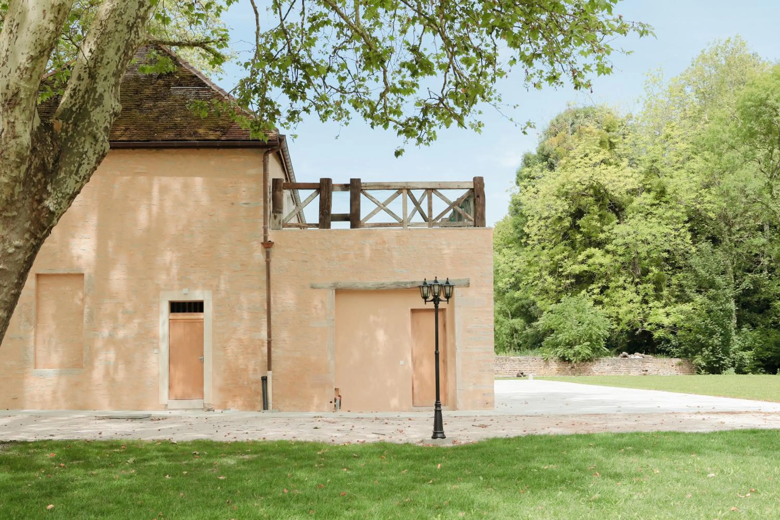 Natural landscape in Château de Saulon