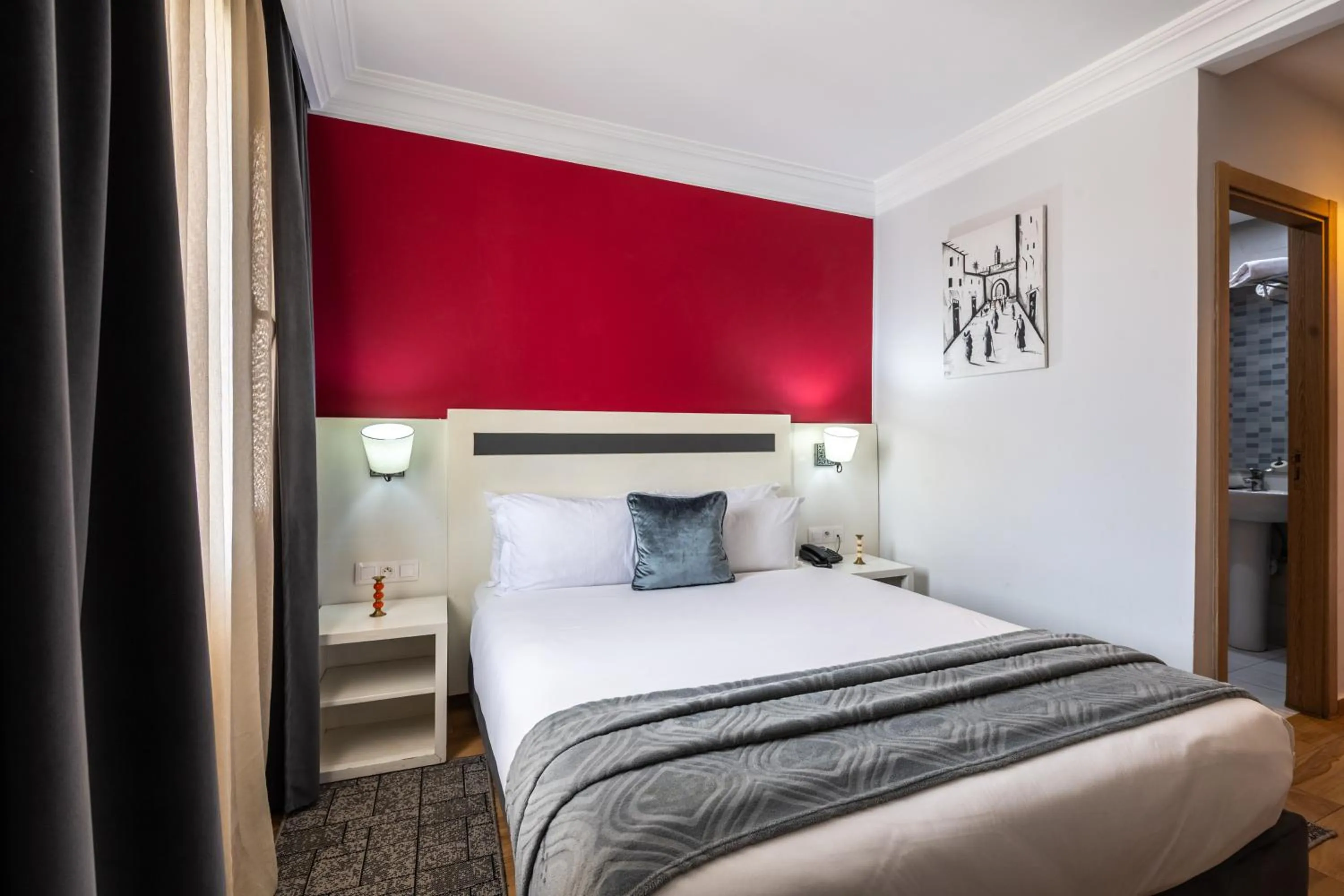 Bed in Hotel Le Musée