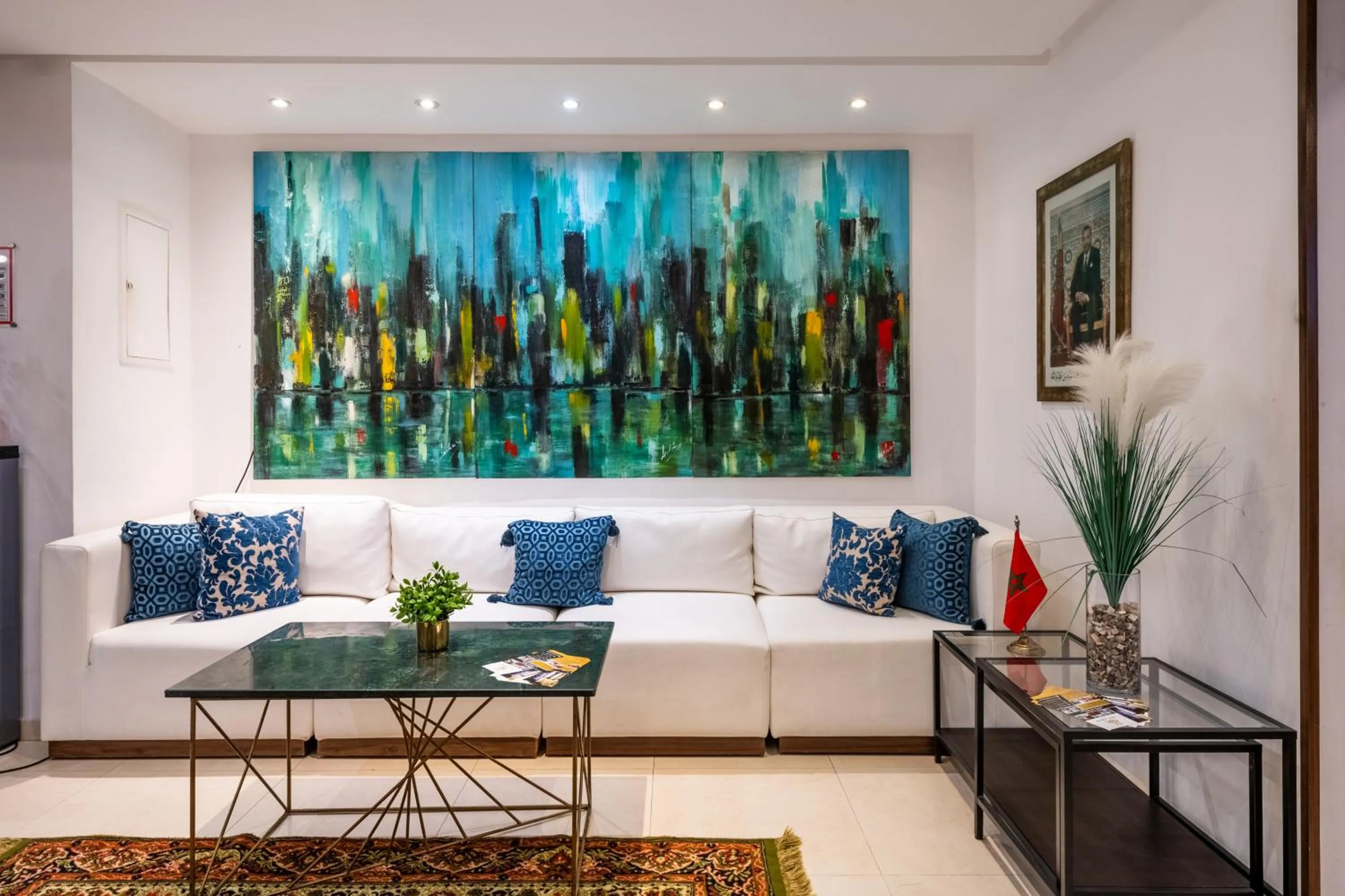 Living room in Hotel Le Musée