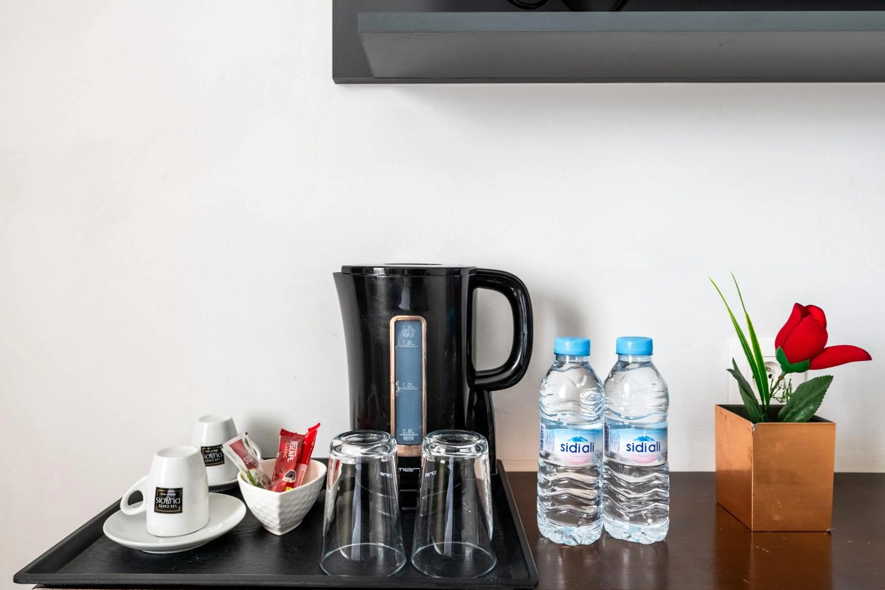 Coffee/tea facilities in Hotel Le Musée