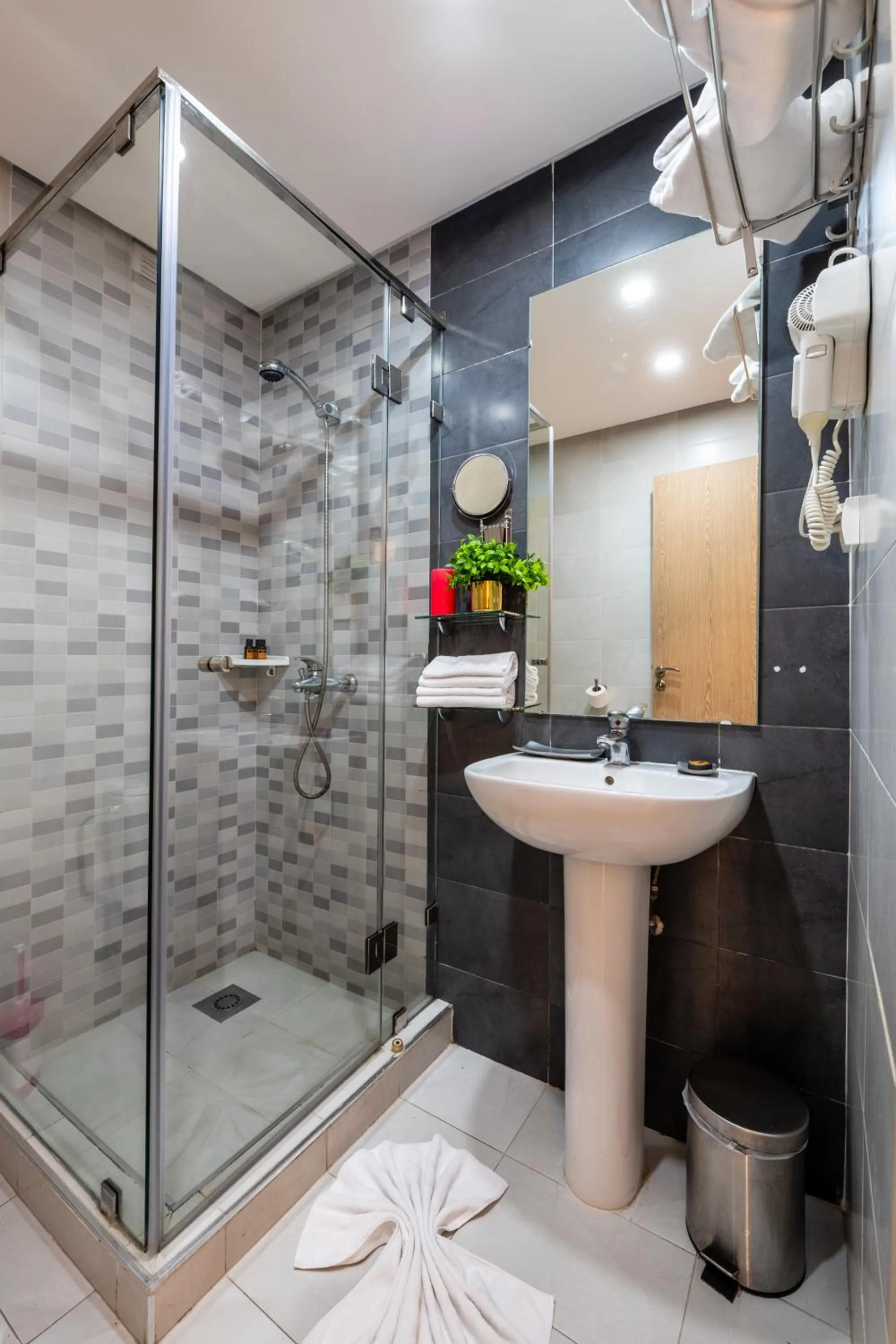 Shower in Hotel Le Musée