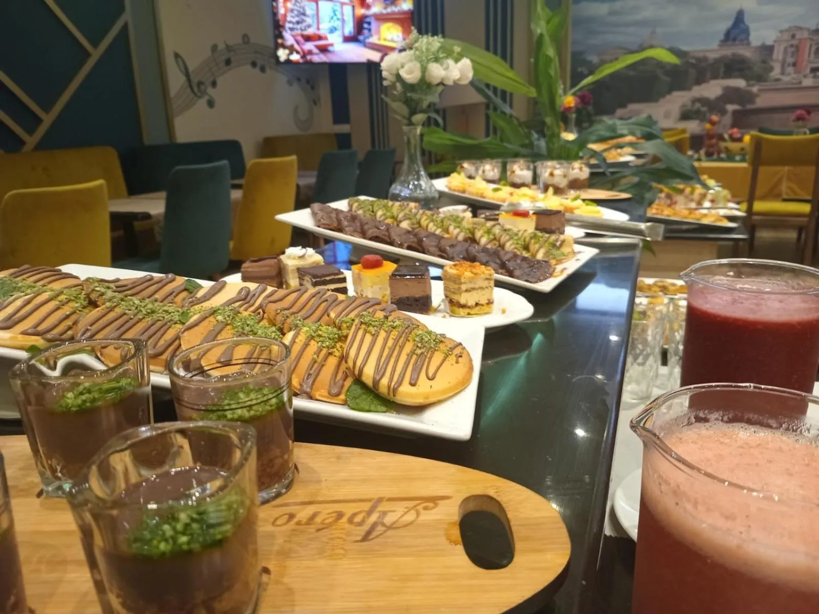 Buffet breakfast in Hotel Le Musée