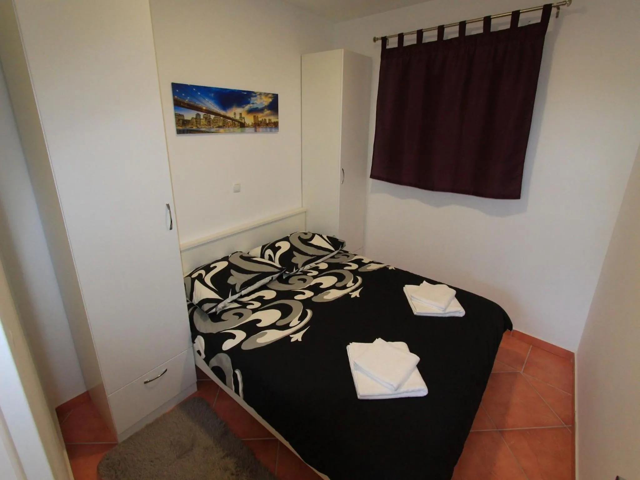 Bedroom, Bed in Apartments Nero