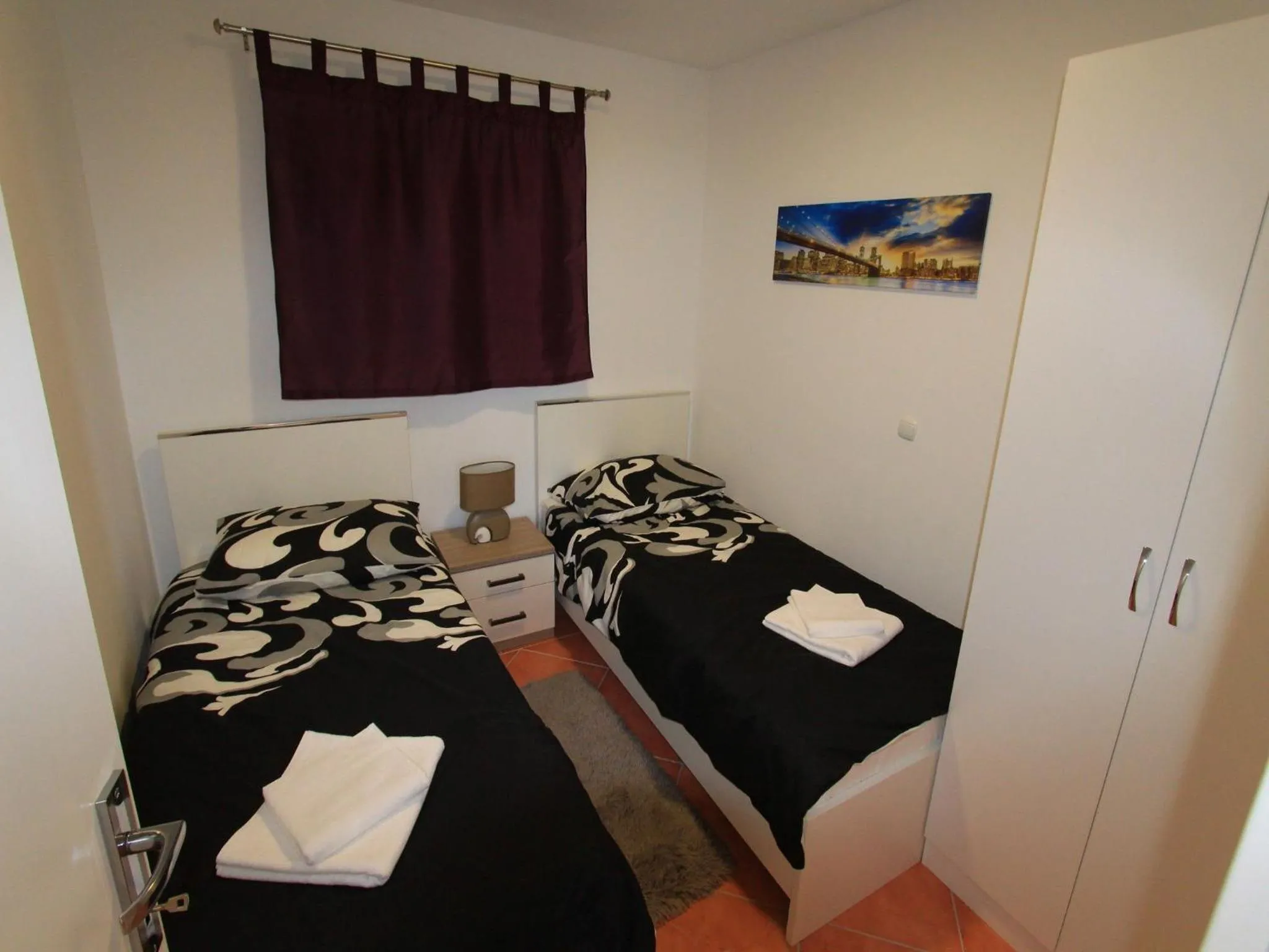 Bedroom, Bed in Apartments Nero