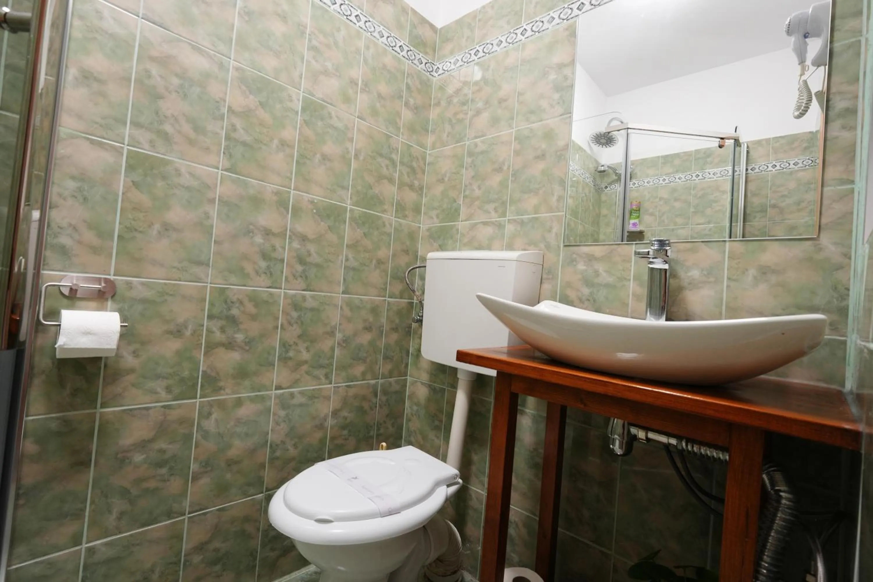 Toilet in Gasthof Sara