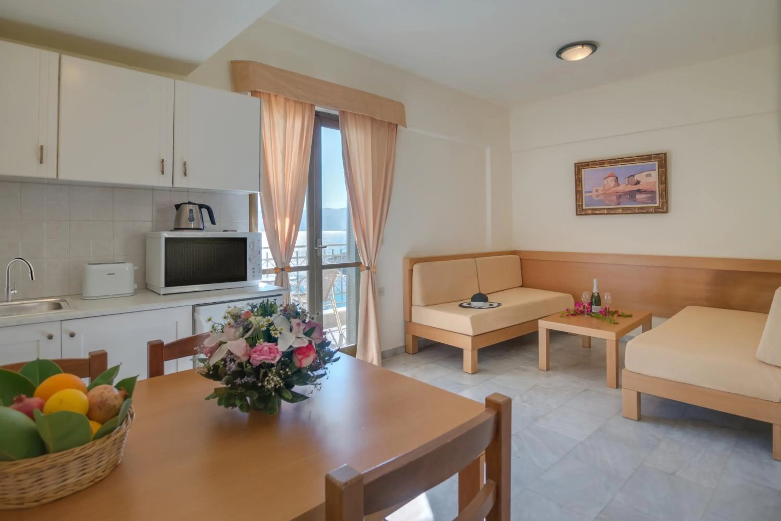 Living room in Mare Hotel Apartments